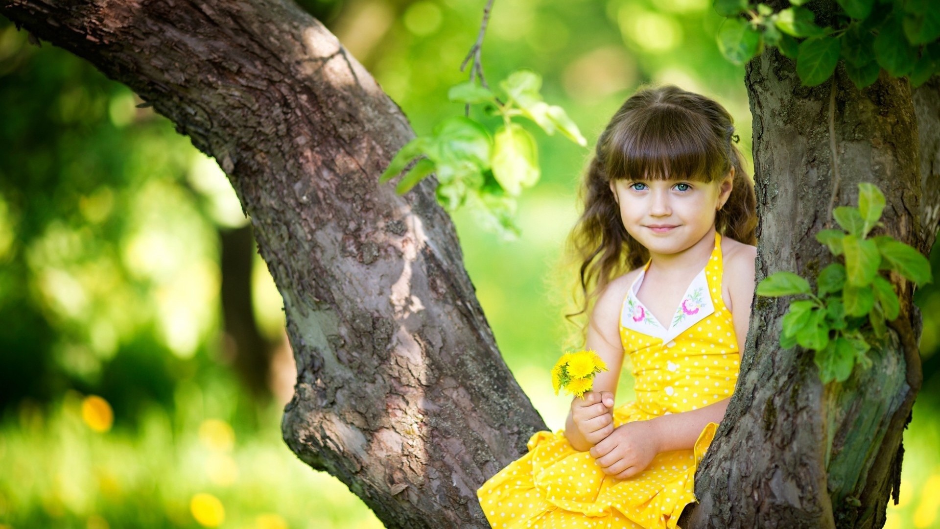 1920x1080 Find out: Lovely Girl in Yellow Dress wallpaper on http://hdpicorner.