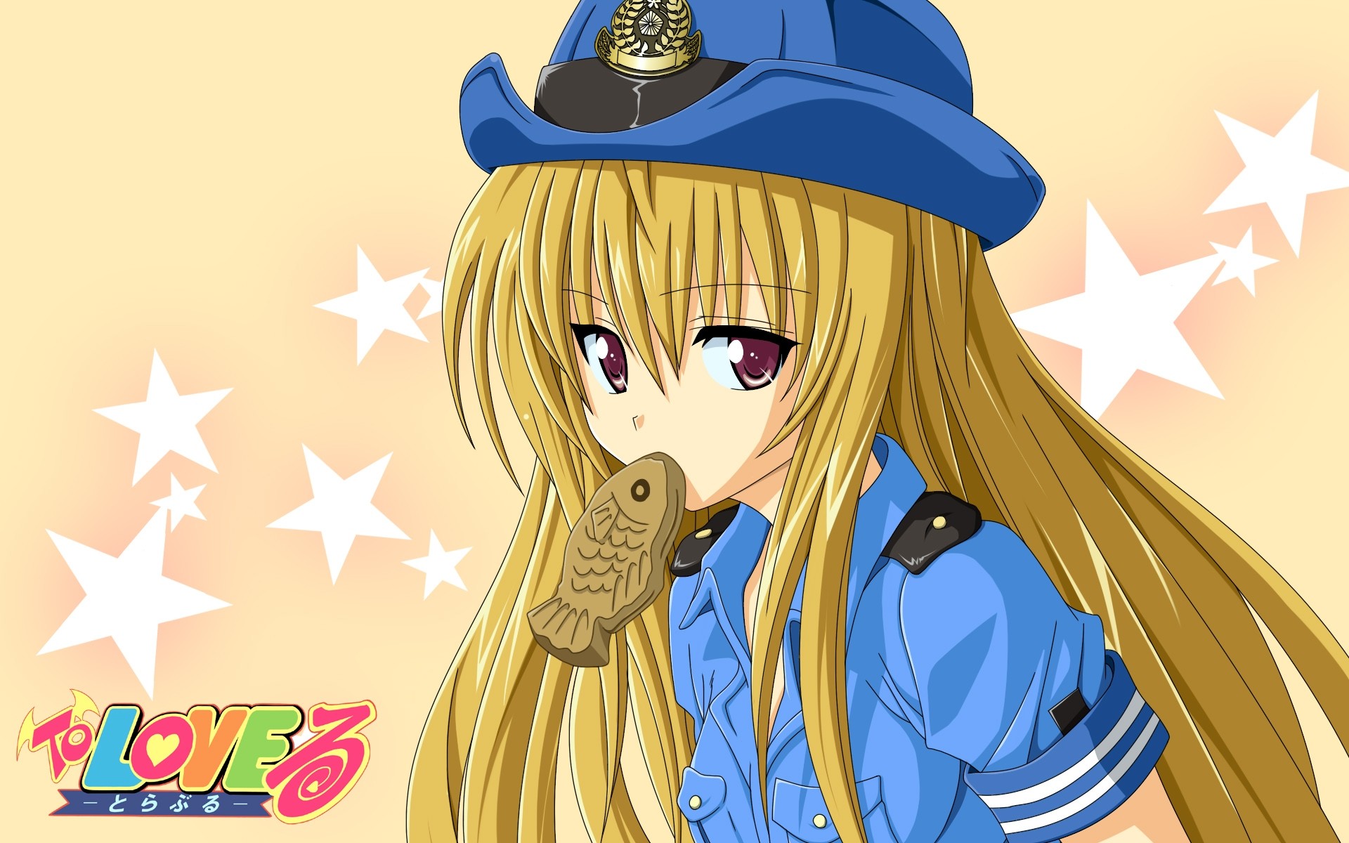 1920x1200 Wallpaper To love ru, Golden darkness, Girl, Blond, Food, Fish HD, Picture,  Image