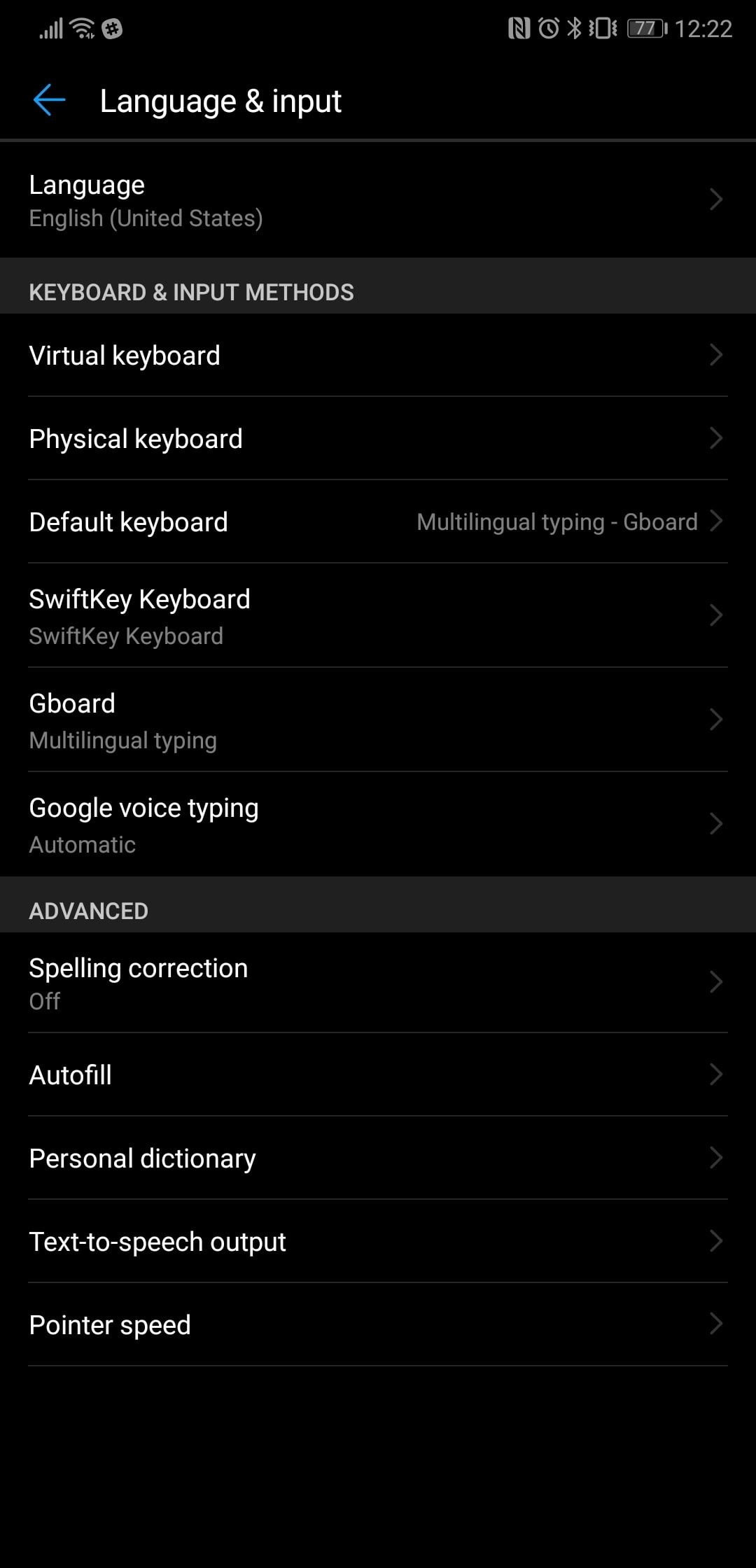 1080x2240 When you set up your new Huawei P20 or P20 Pro, one of the first things you  may notice is the pre-installed SwiftKey keyboard. If you're not a fan, ...