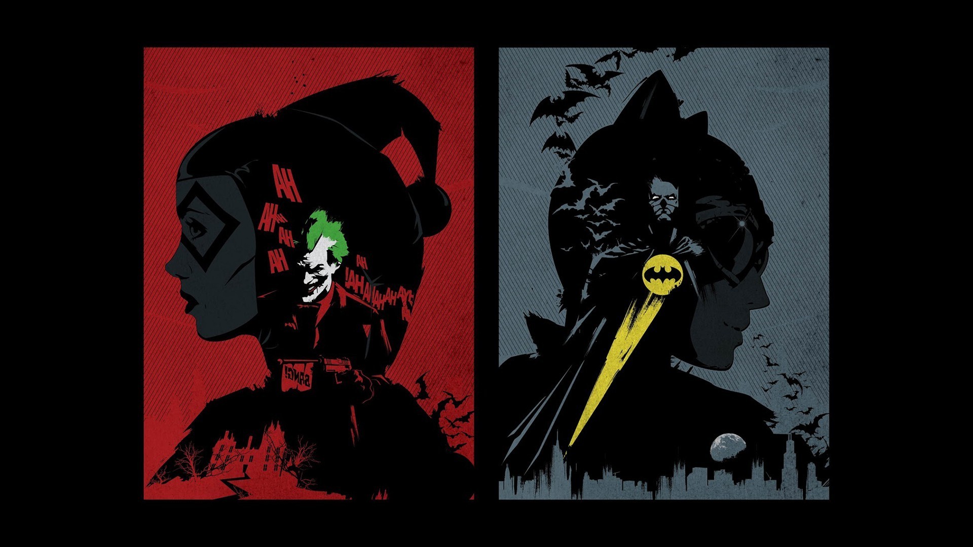 1920x1080 DC Comics, Batman, Catwoman, Harley Quinn Wallpapers HD / Desktop and  Mobile Backgrounds