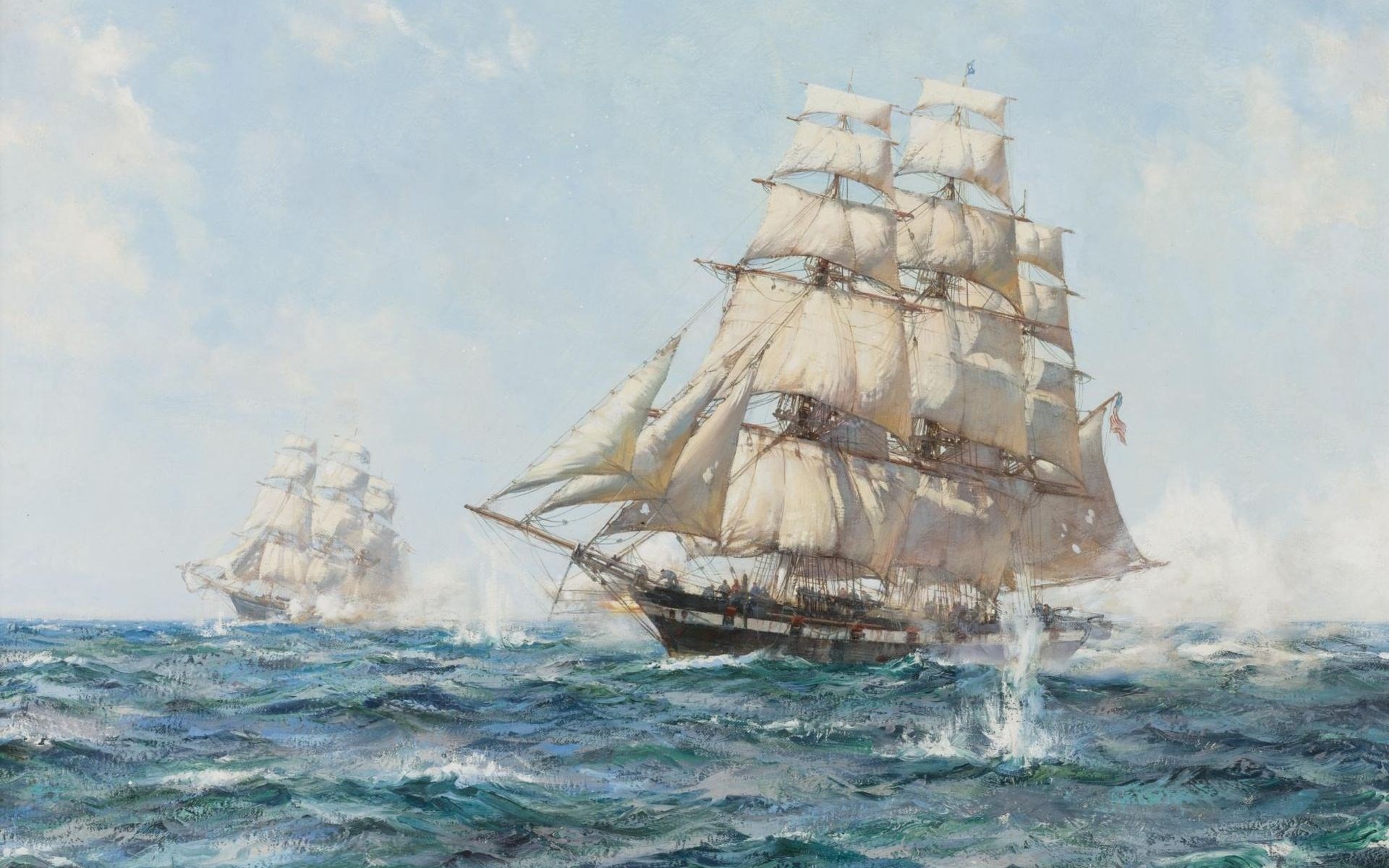 1920x1200 sailing ship - Background hd