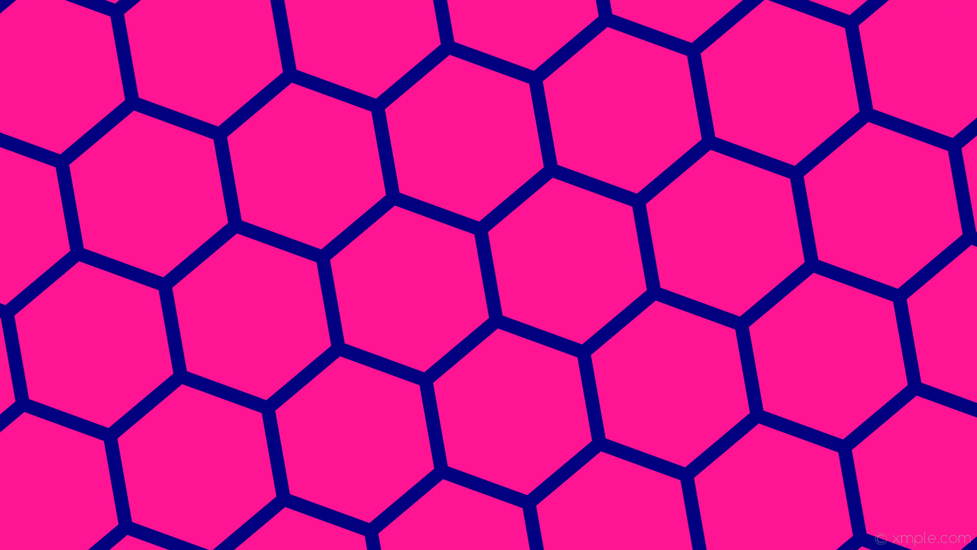 1920x1080 wallpaper hexagon honeycomb pink beehive blue deep pink navy #ff1493  #000080 diagonal 10Â°