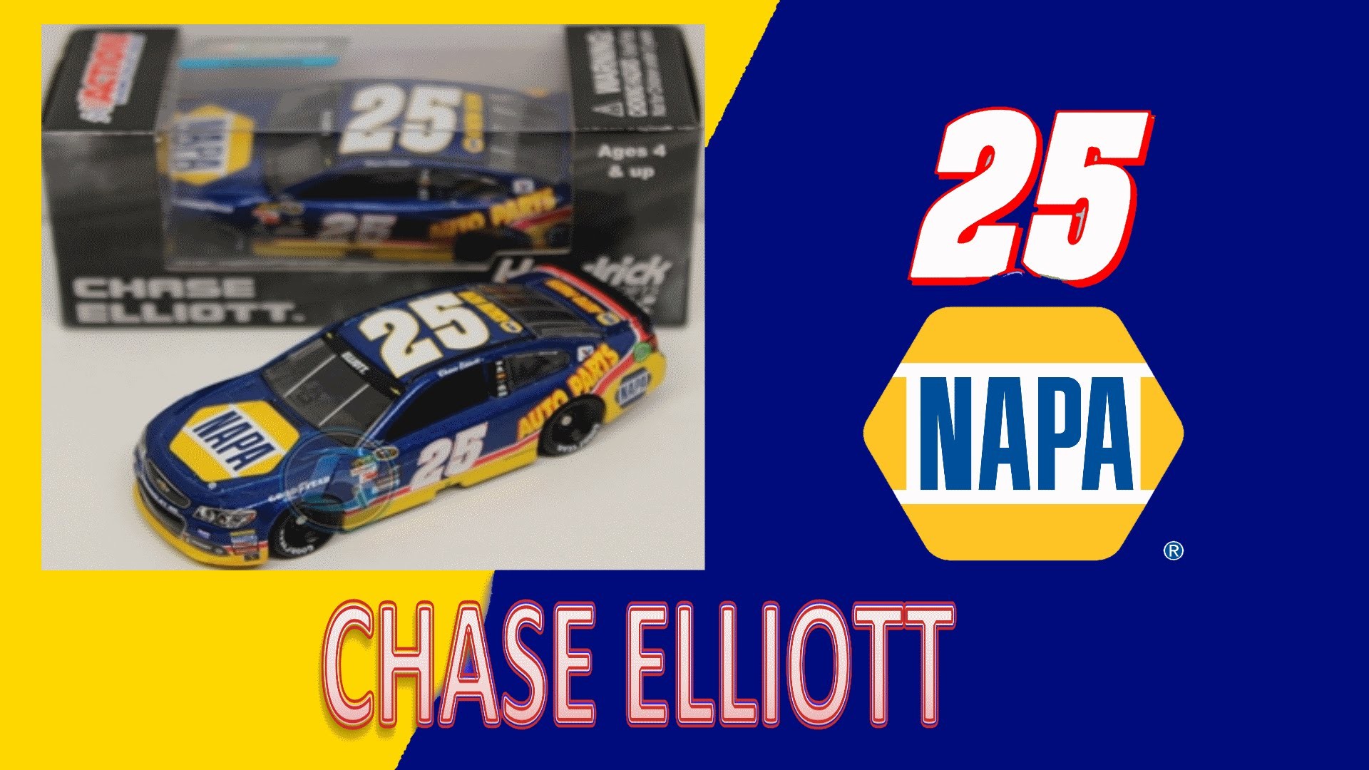 1920x1080 NASCAR DieCast Review Chase Elliott NAPA Throwback 2015