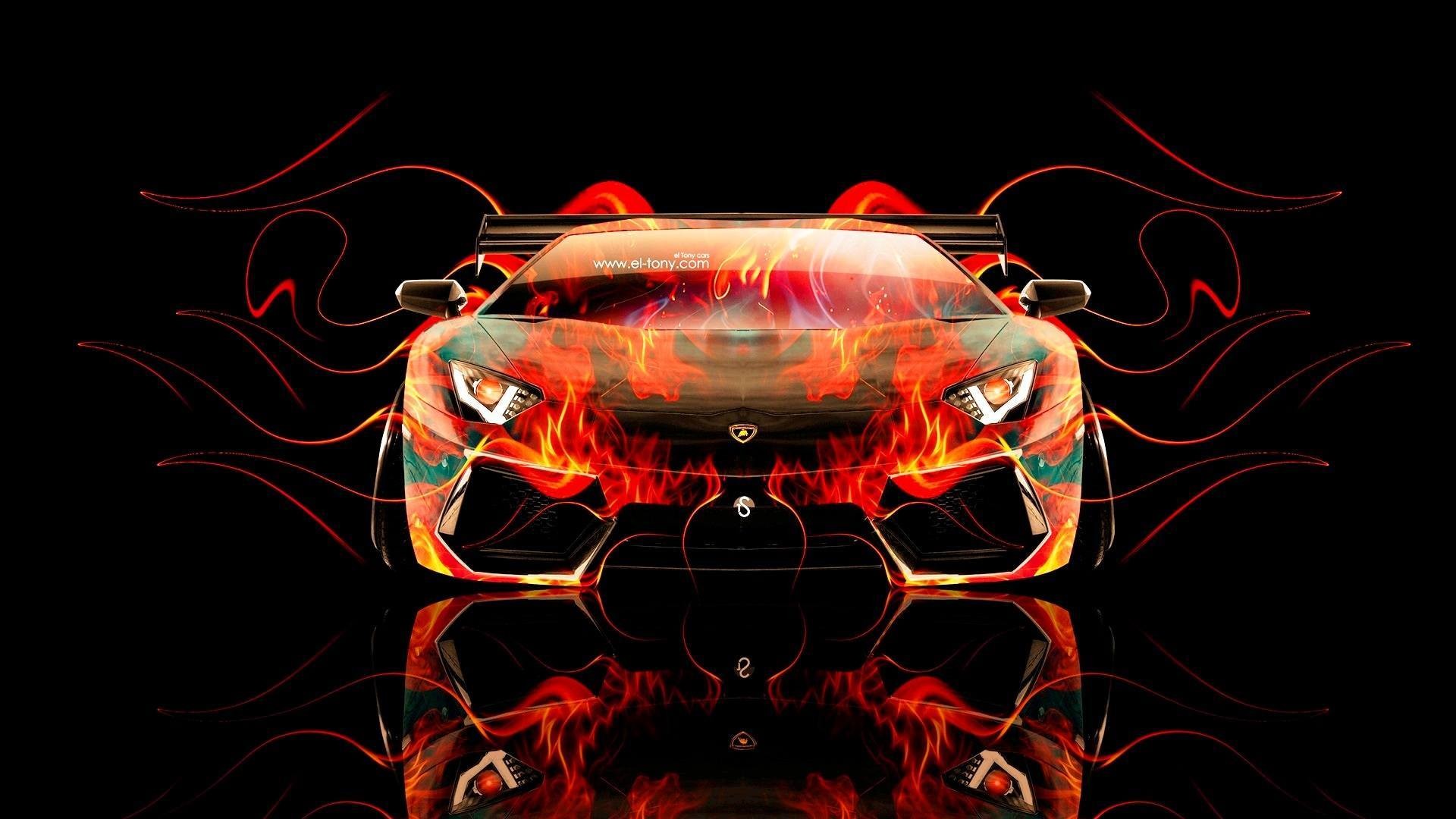 1920x1080 Design Talent Showcase - El-Tony.com Brings Sensual Elements Fire and Water  to YOUR Car Wallpapers