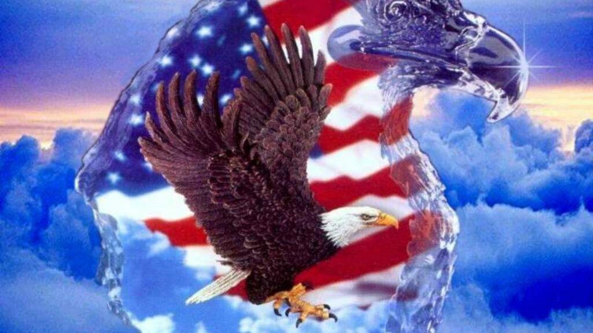 1920x1080 Title : desktop eagle american flag wallpaper. Dimension : 1920 x 1080.  File Type : JPG/JPEG