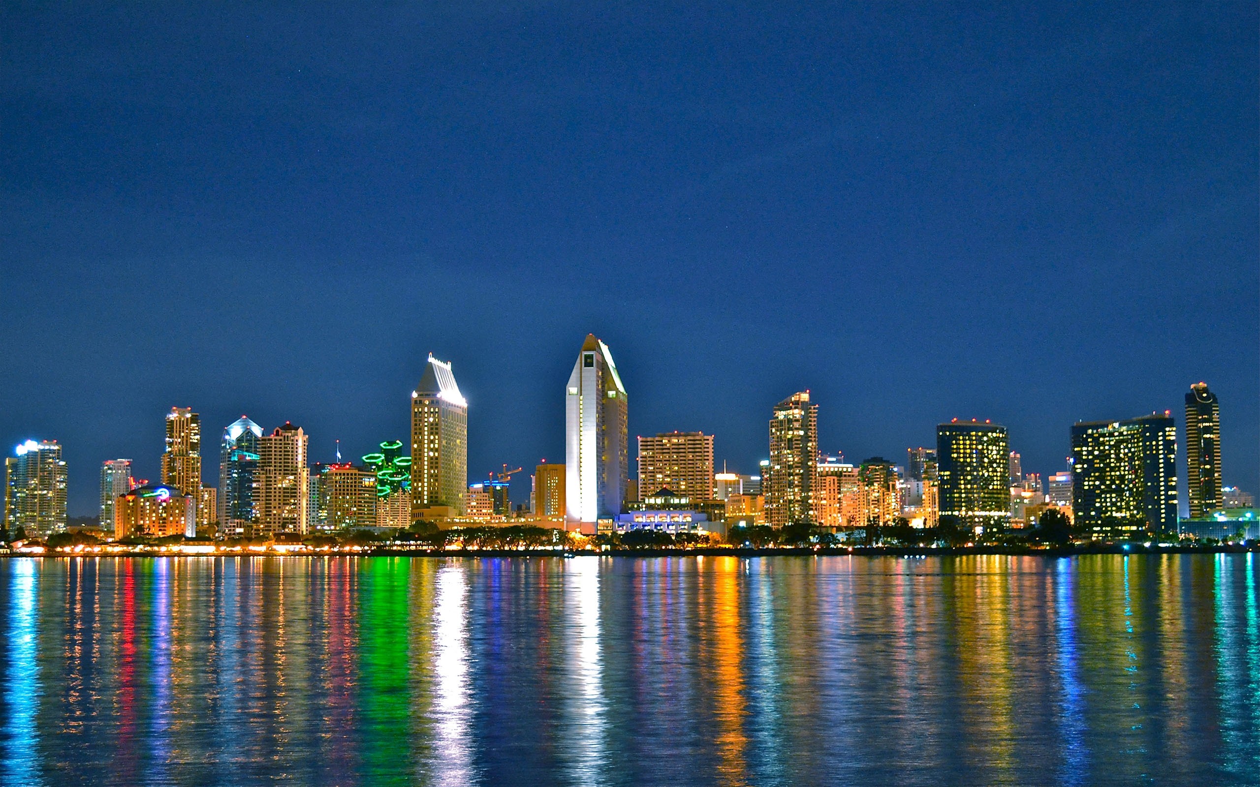 2560x1600 Wallpaper San - diego, Downtown, Skyline, California, Usa HD, Picture, Image