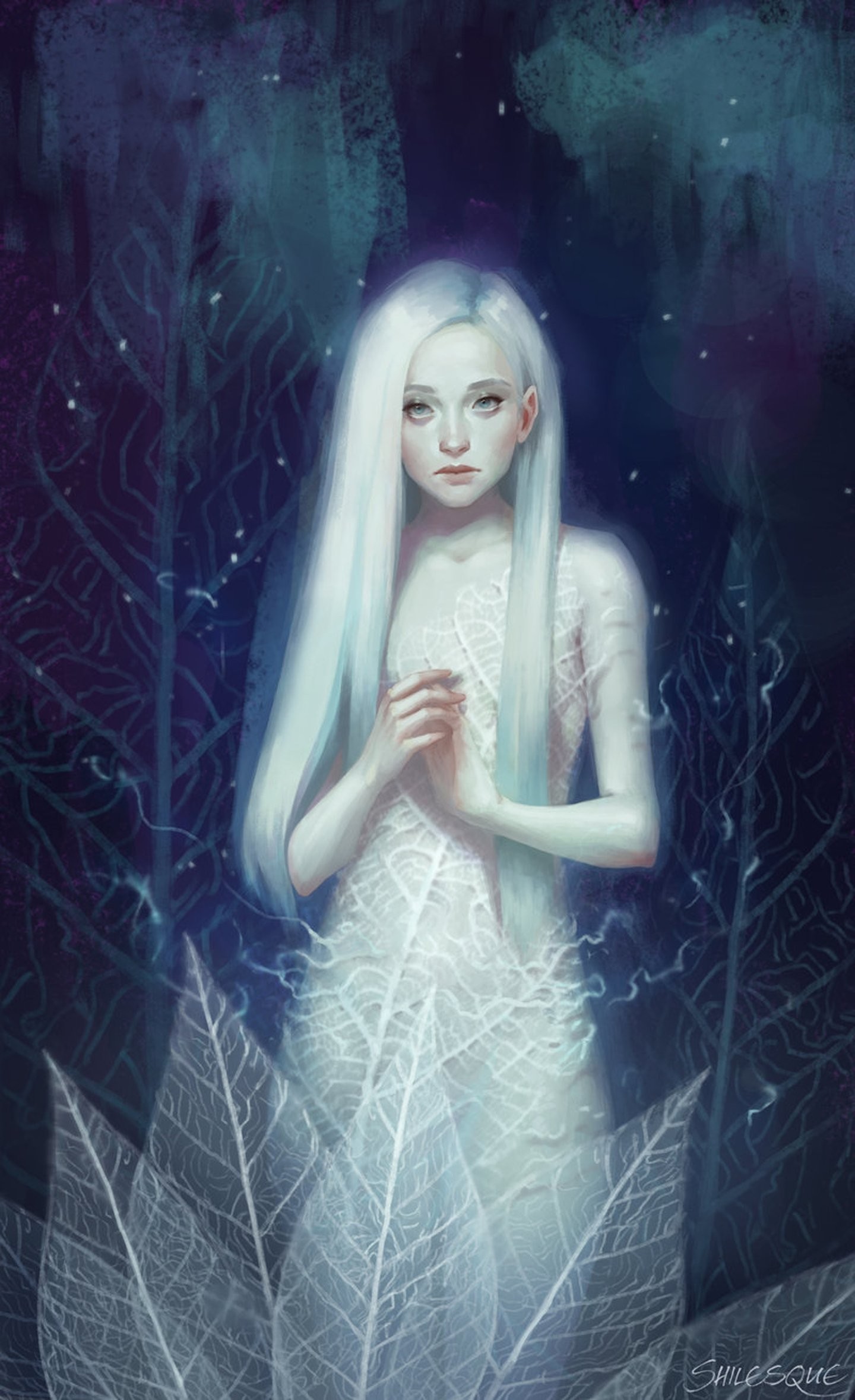 1440x2356 Fantasy Girls Beautiful White Long Hair Fairy Wallpaper At Fantasy  Wallpapers