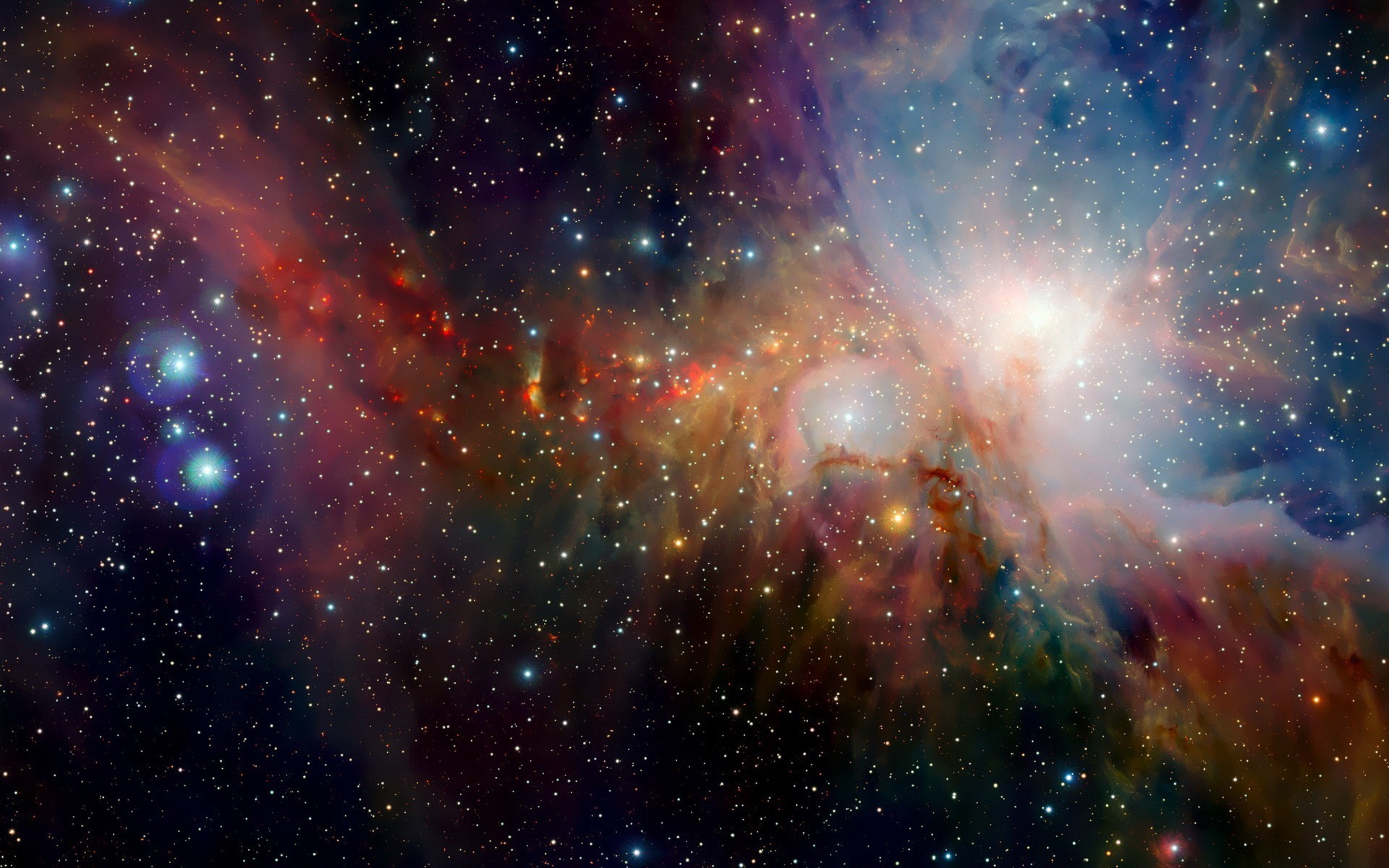 1920x1200 Orion Nebula, Cosmos, Eagle Nebula, Nebula, Orion Wallpaper in   Resolution
