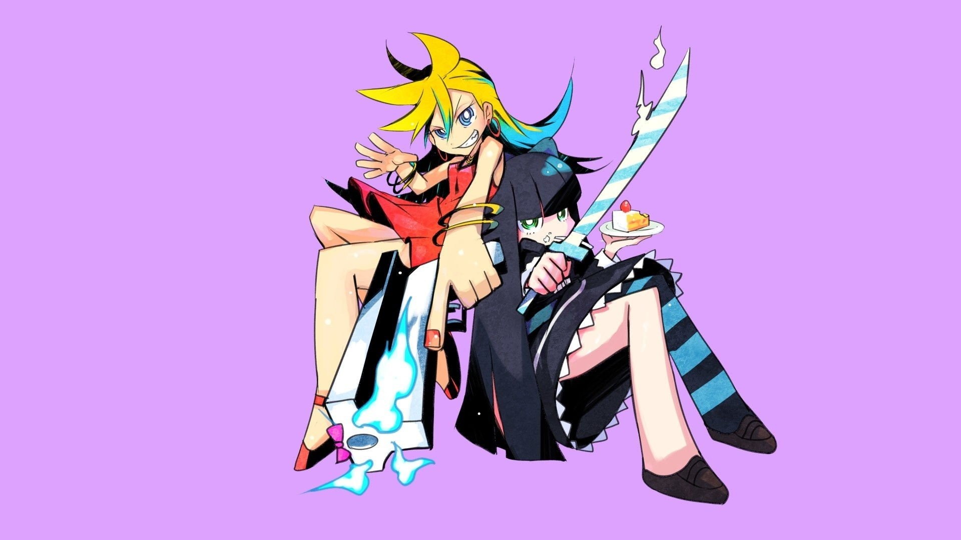 1920x1080 Panty and Stocking with Garterbelt Wallpapers HD / Desktop and Mobile  Backgrounds