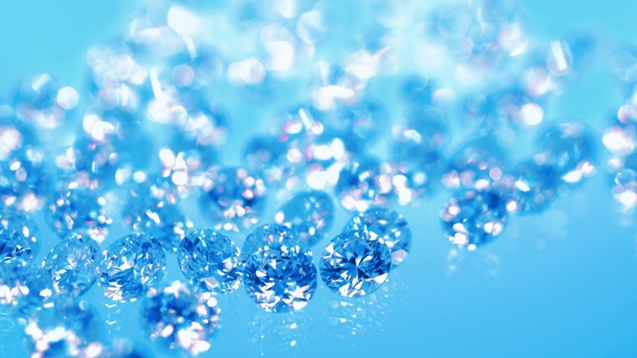 2048x1152  Wallpaper ice, drops, glitter, diamonds
