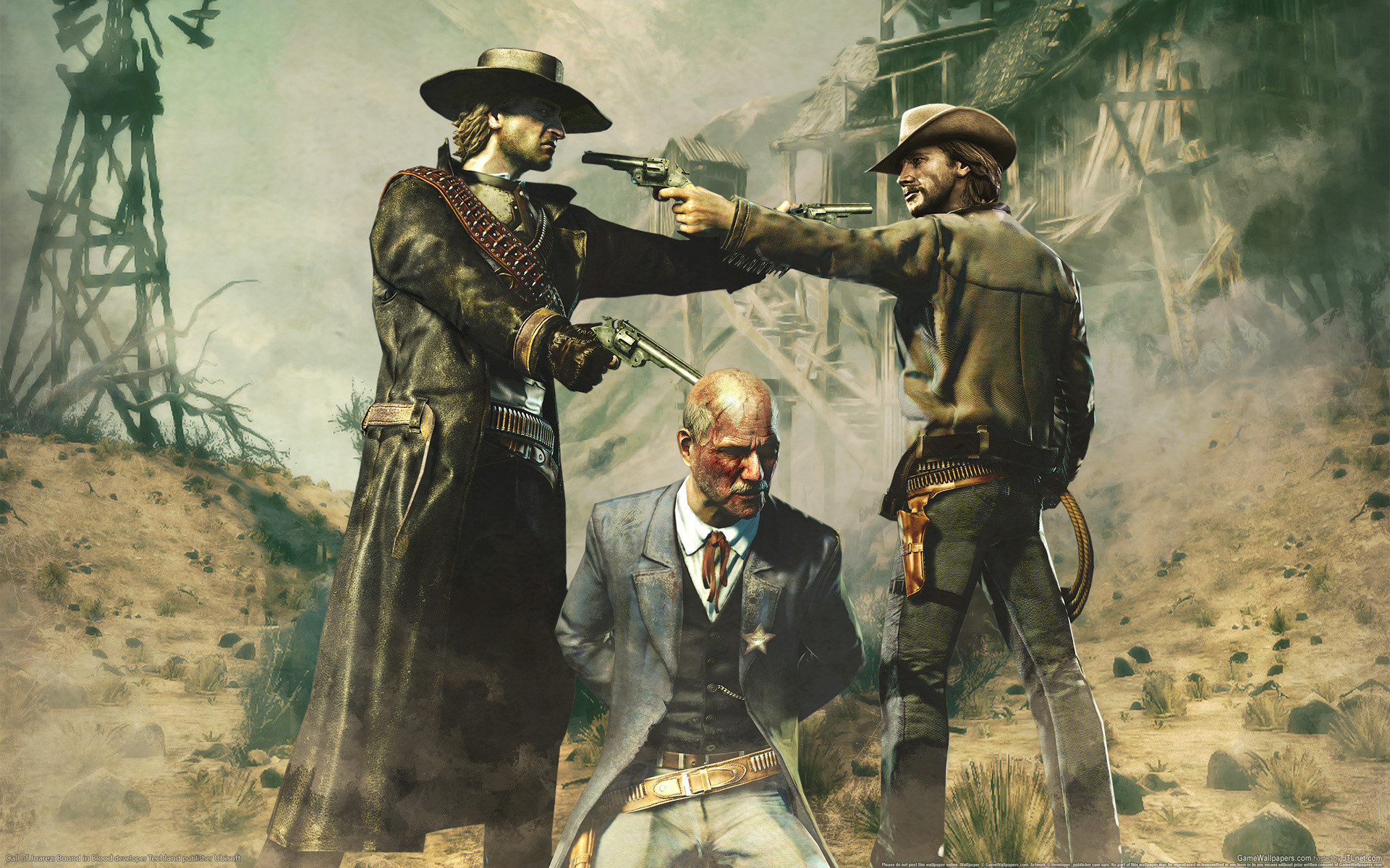 1921x1200 Call of Juarez: Bound in Blood, Call of Juarez, cowboy, gun,