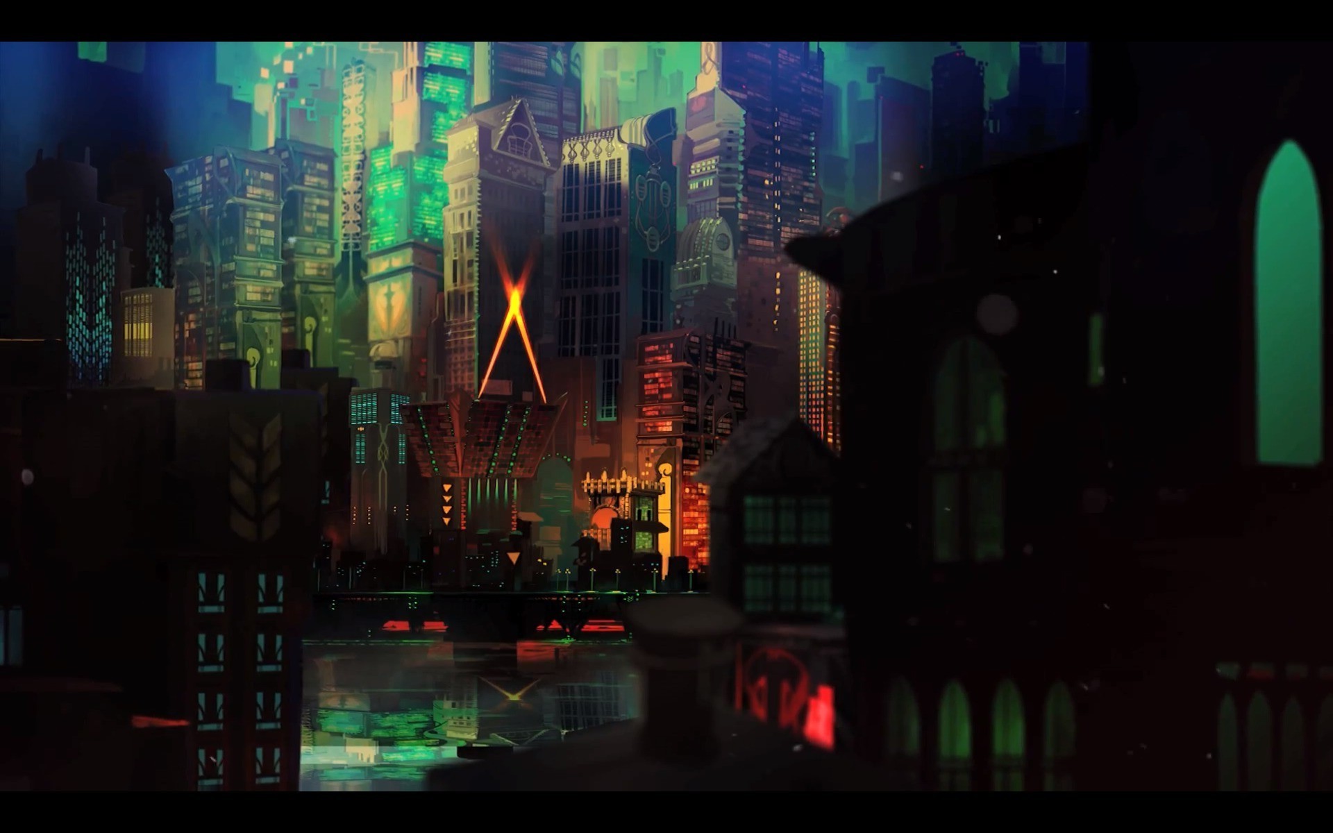 1920x1200 Transistor, Video Games, Cityscape Wallpapers HD / Desktop and Mobile  Backgrounds