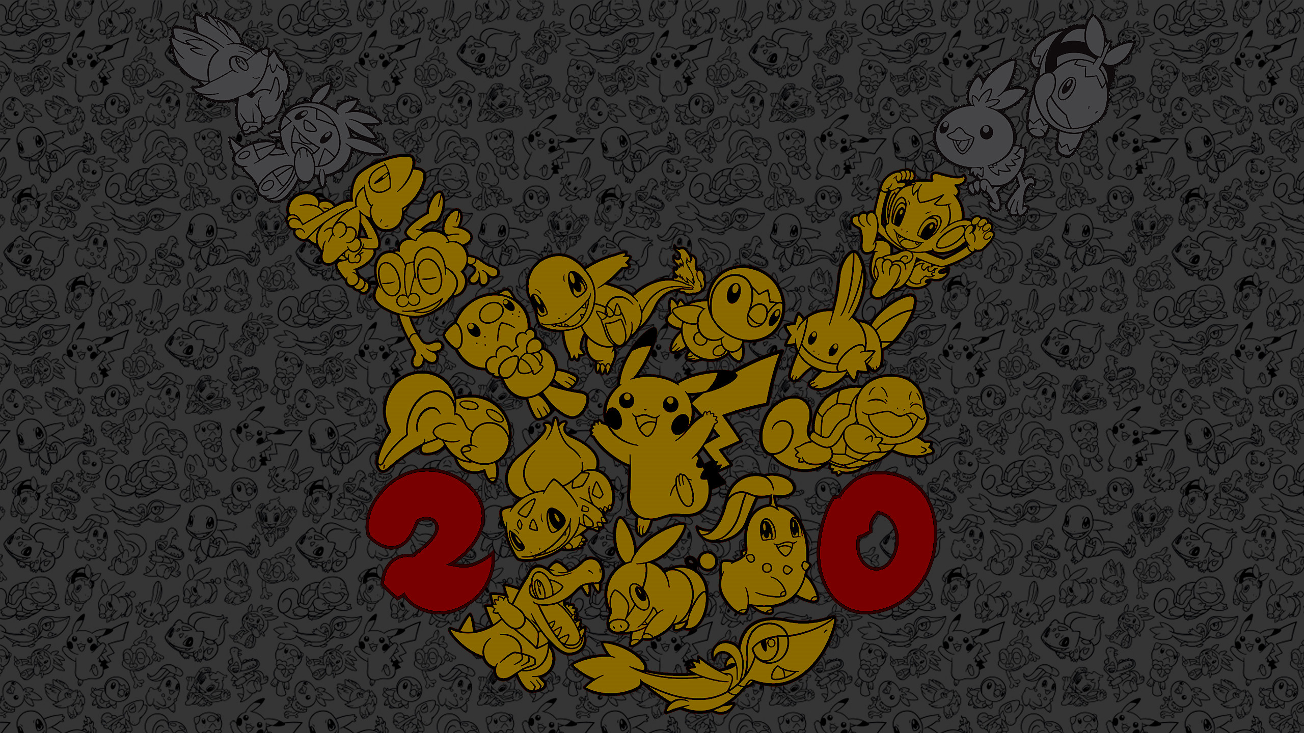 2560x1440 Pokemon 20th Anniversary Wallpapers