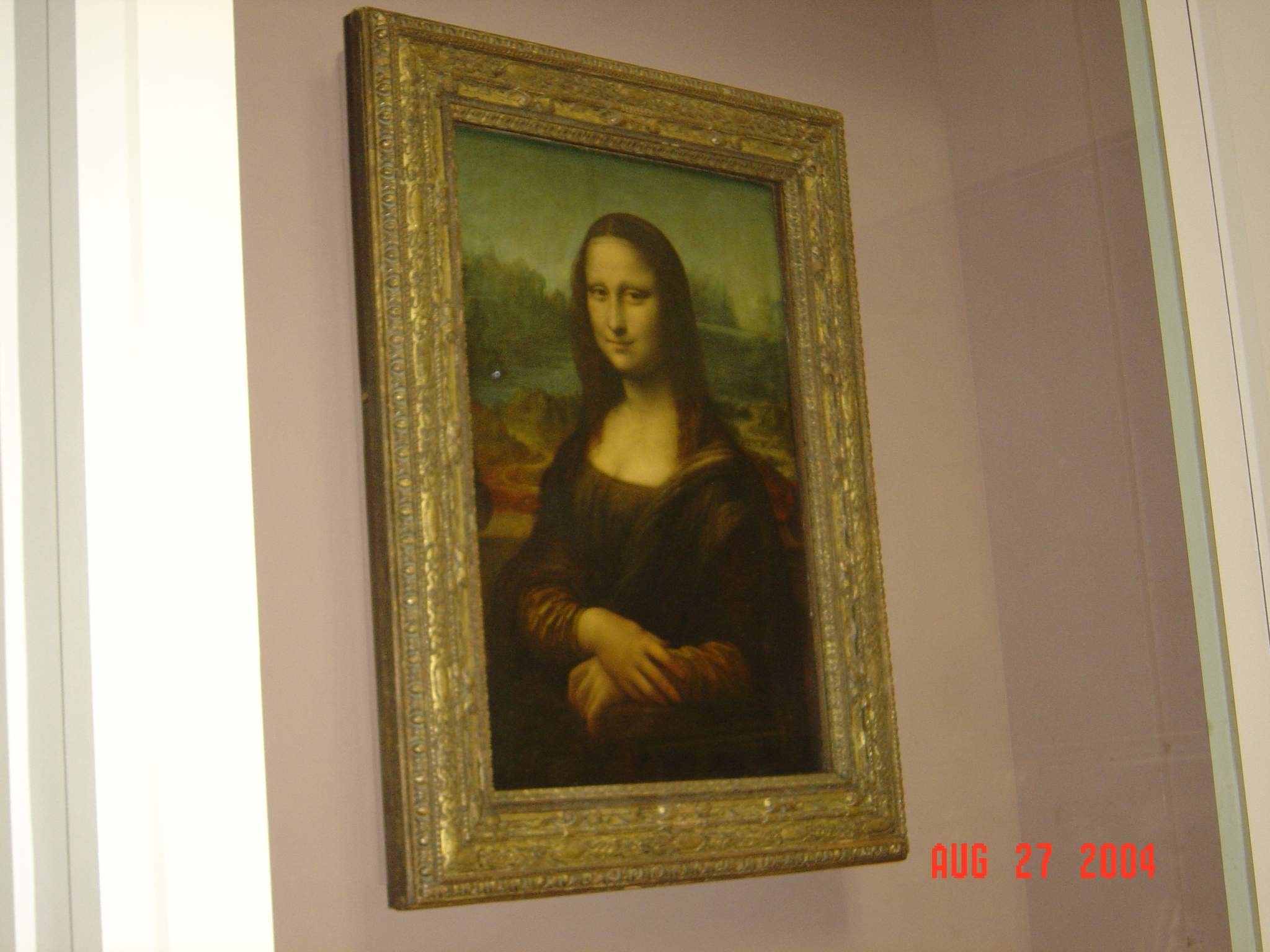 2048x1536 Aussicht vom Eiffelturm Mona Lisa / Louvre