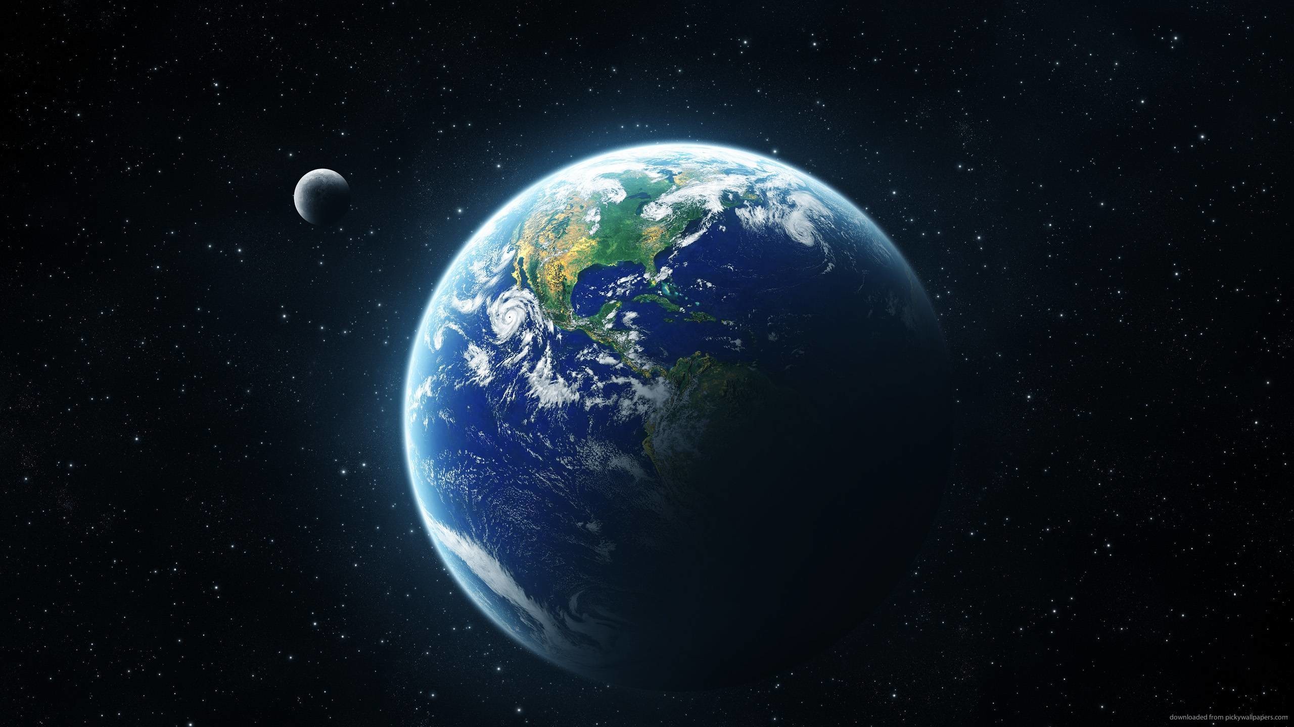 2560x1440 Earth From Space for 