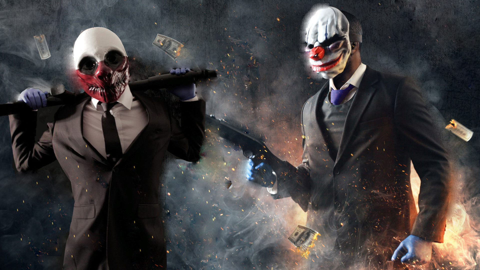 1920x1080 DaveCreator 17 0 Payday 2 Chains and Wolf Custom Wallpaper by DaveCreator