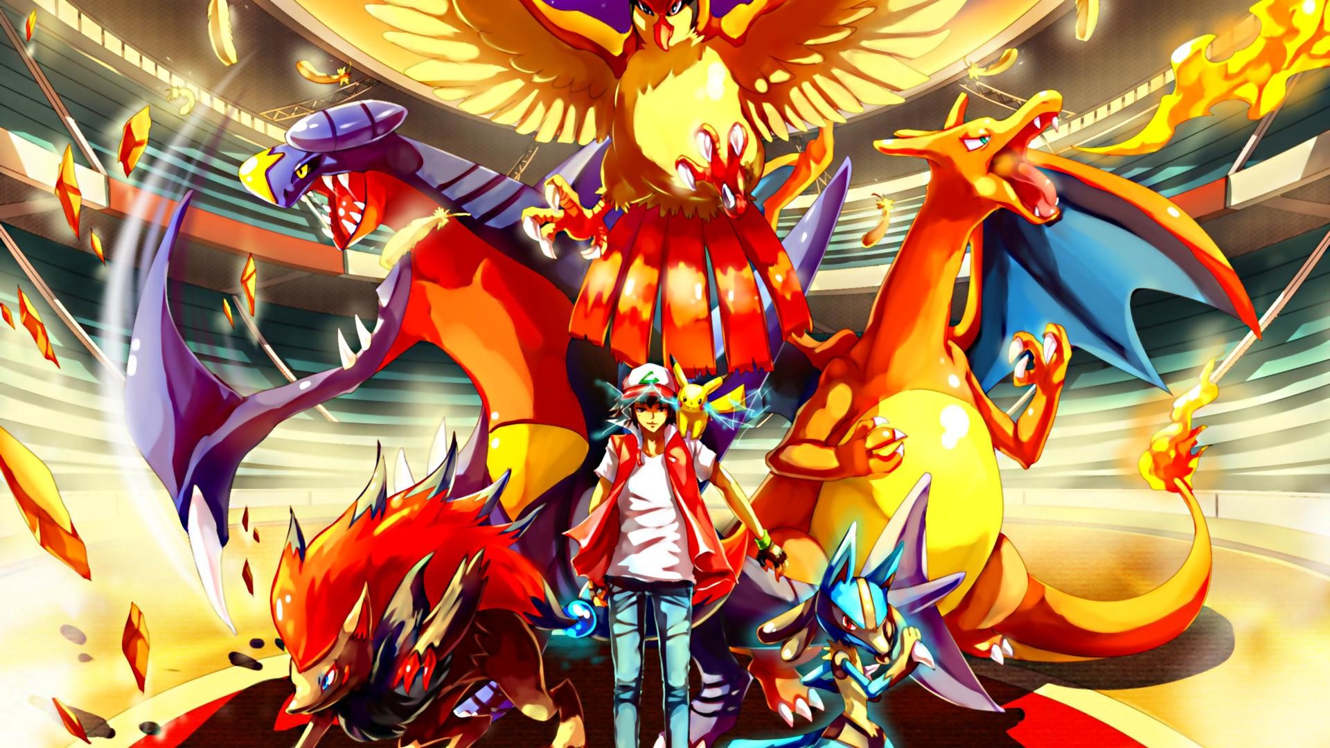 1920x1080 Red Vs Blue Wallpapers Group (79 ) Pokemon Trainer ...