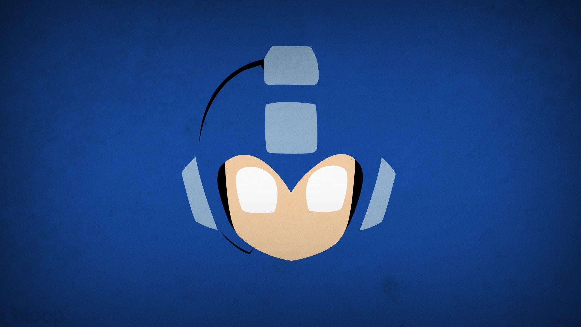 1920x1080 Blo0p Blue Background Mega Man Minimalistic Superheroes Video Games Â· mega  man megaman zero
