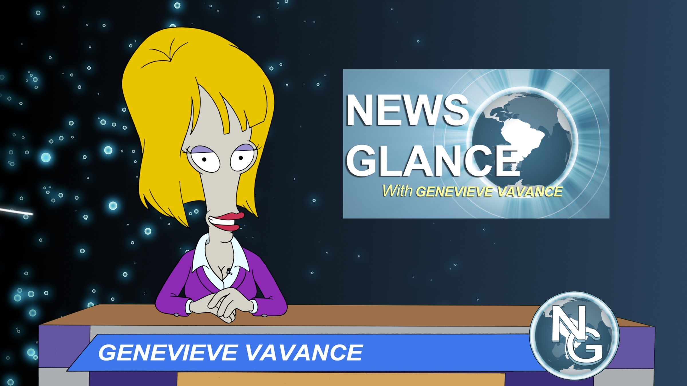 2400x1350 AMERICAN DAD: Genevieve Vavance reports a kidnapping story in the all-new  "News