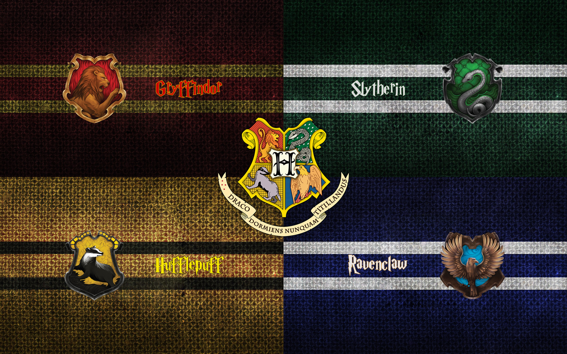 1920x1200 Harry Potter: Hogwarts Houses () ...