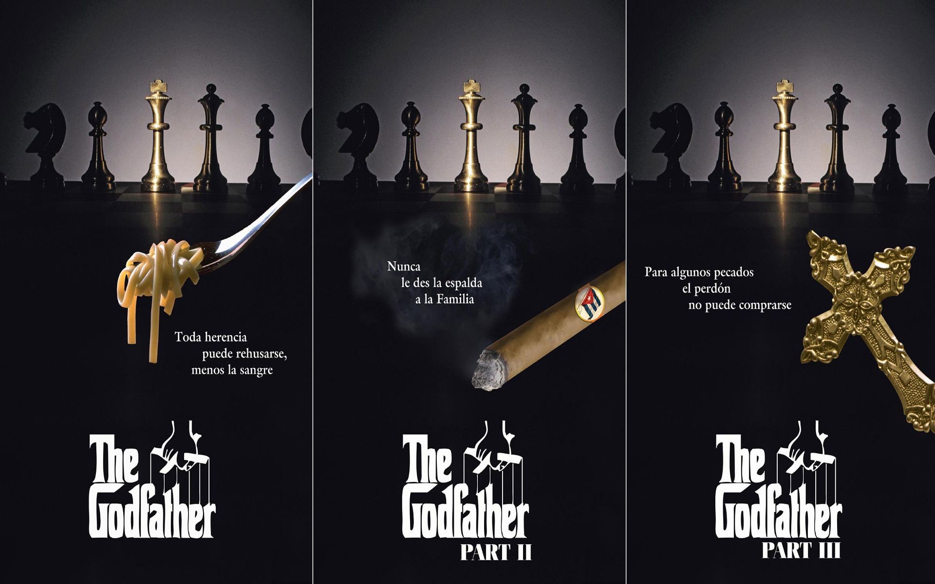 1920x1200 The Godfather trilogy wallpaper
