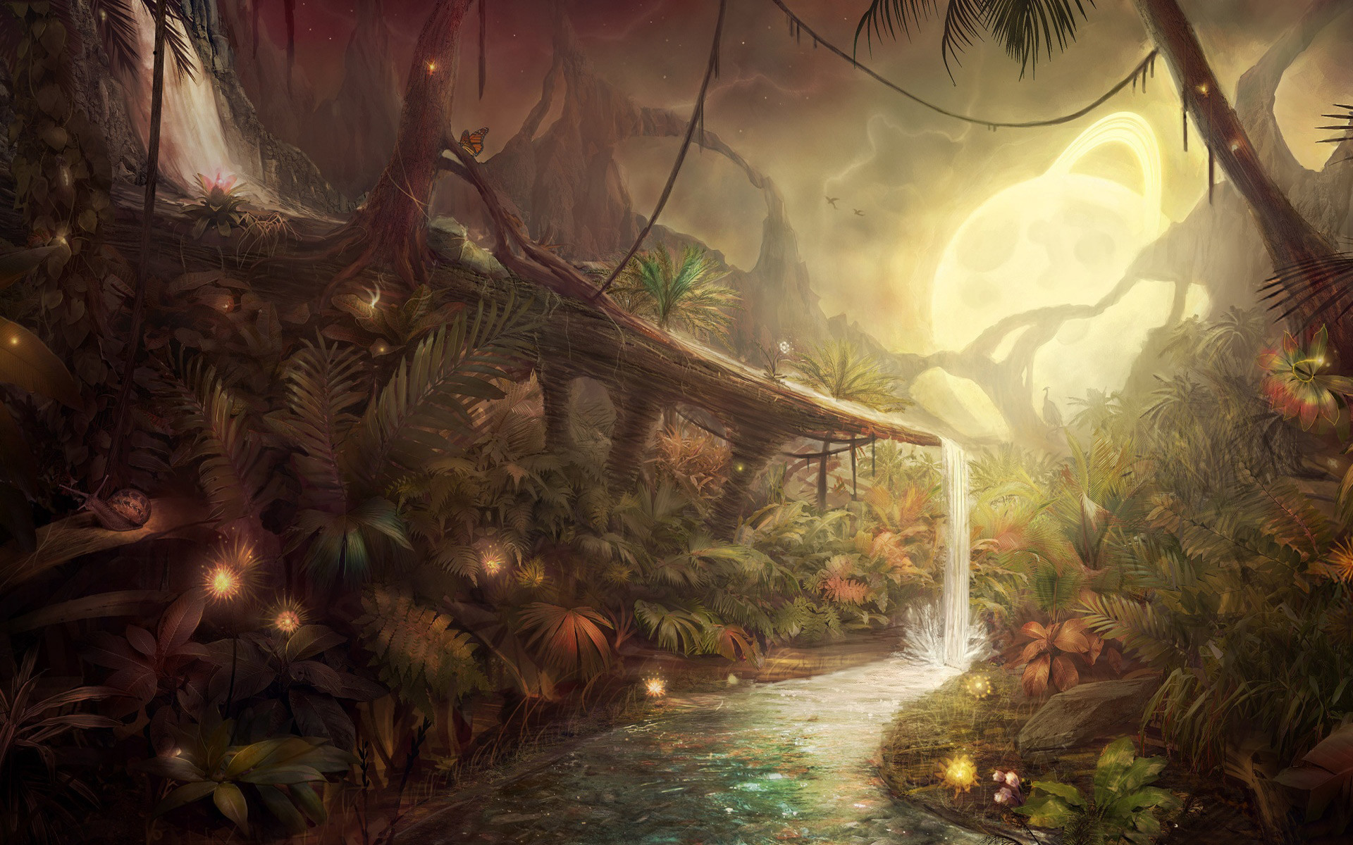 1920x1200 Free Active Animated Jungle Wallpapers