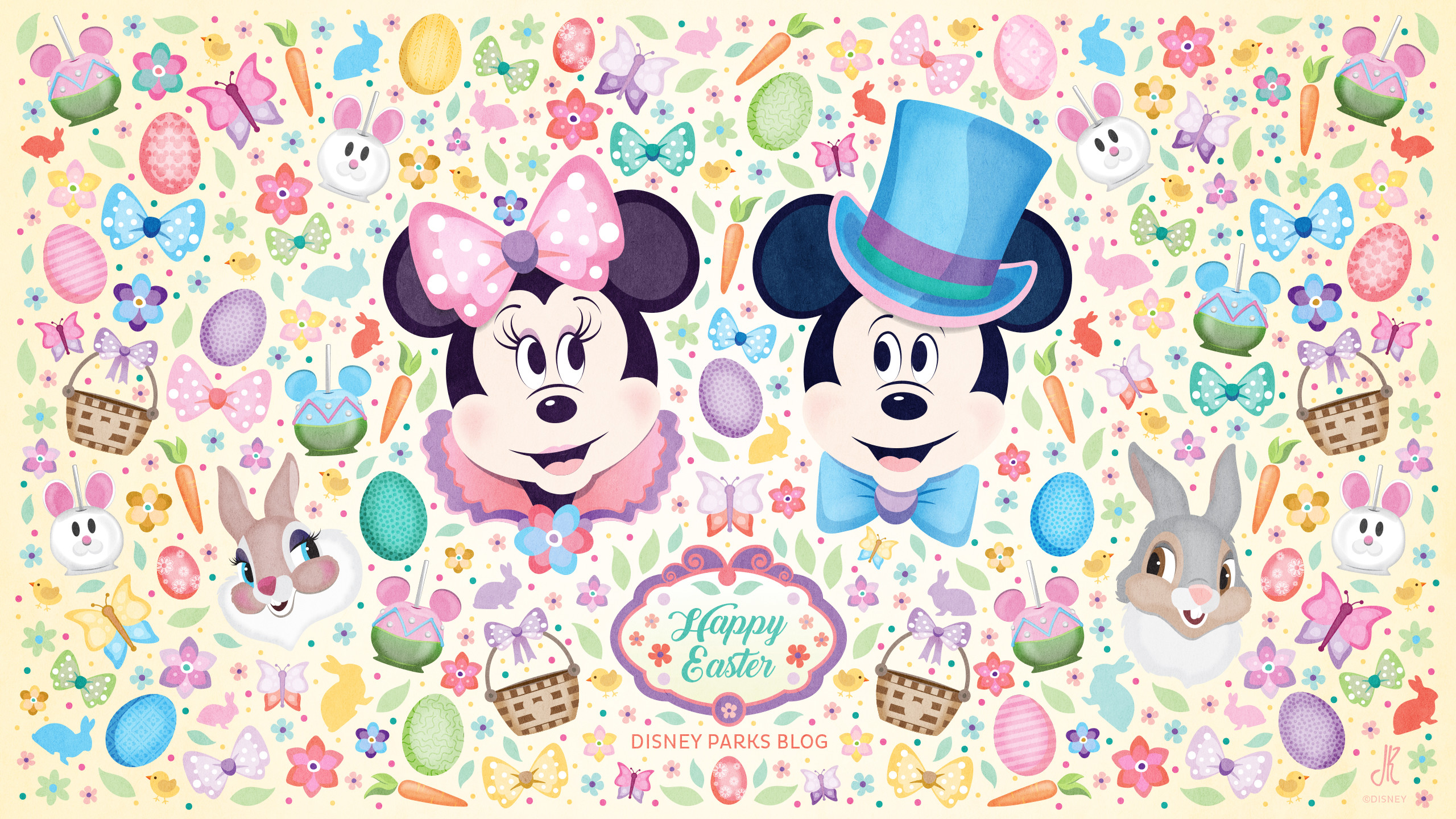 2560x1440 Easter Wallpaper – Desktop | Disney Parks Blog