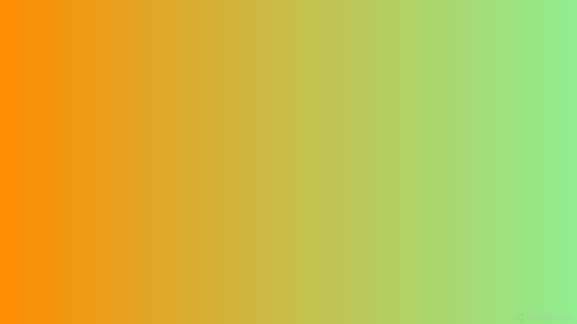 1920x1080 wallpaper linear green orange gradient light green dark orange #90ee90  #ff8c00 0Â°