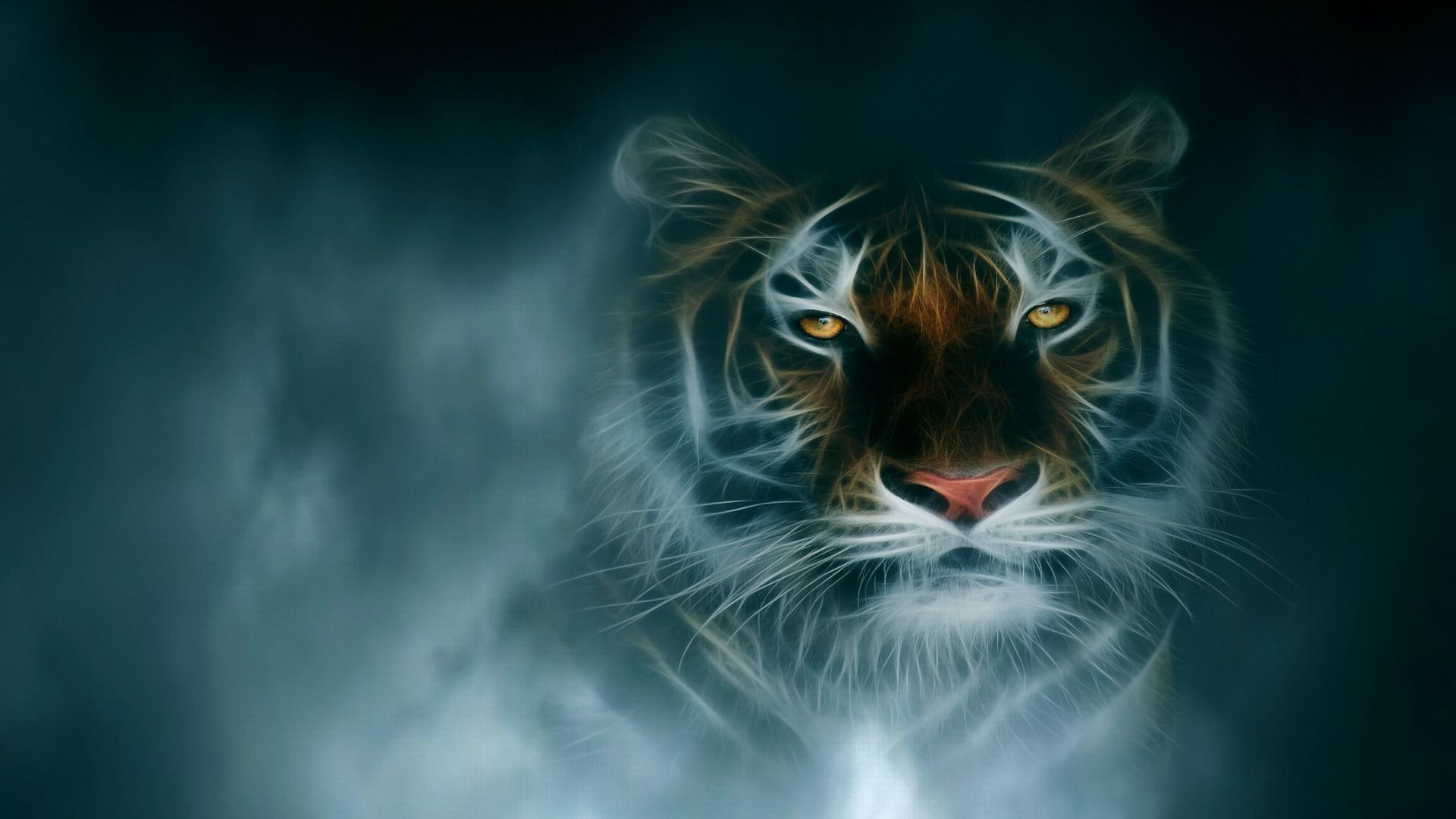 1920x1080 Fantasy Tiger Wallpaper HD