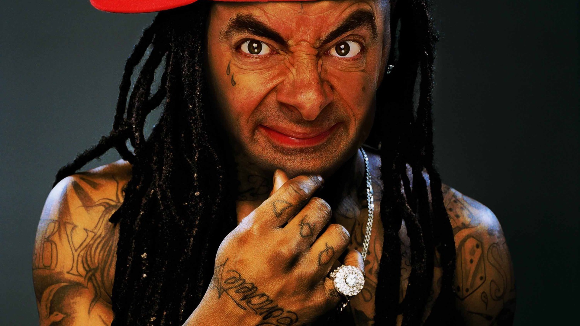 1920x1080 Mr. Bean as Lil Wayne