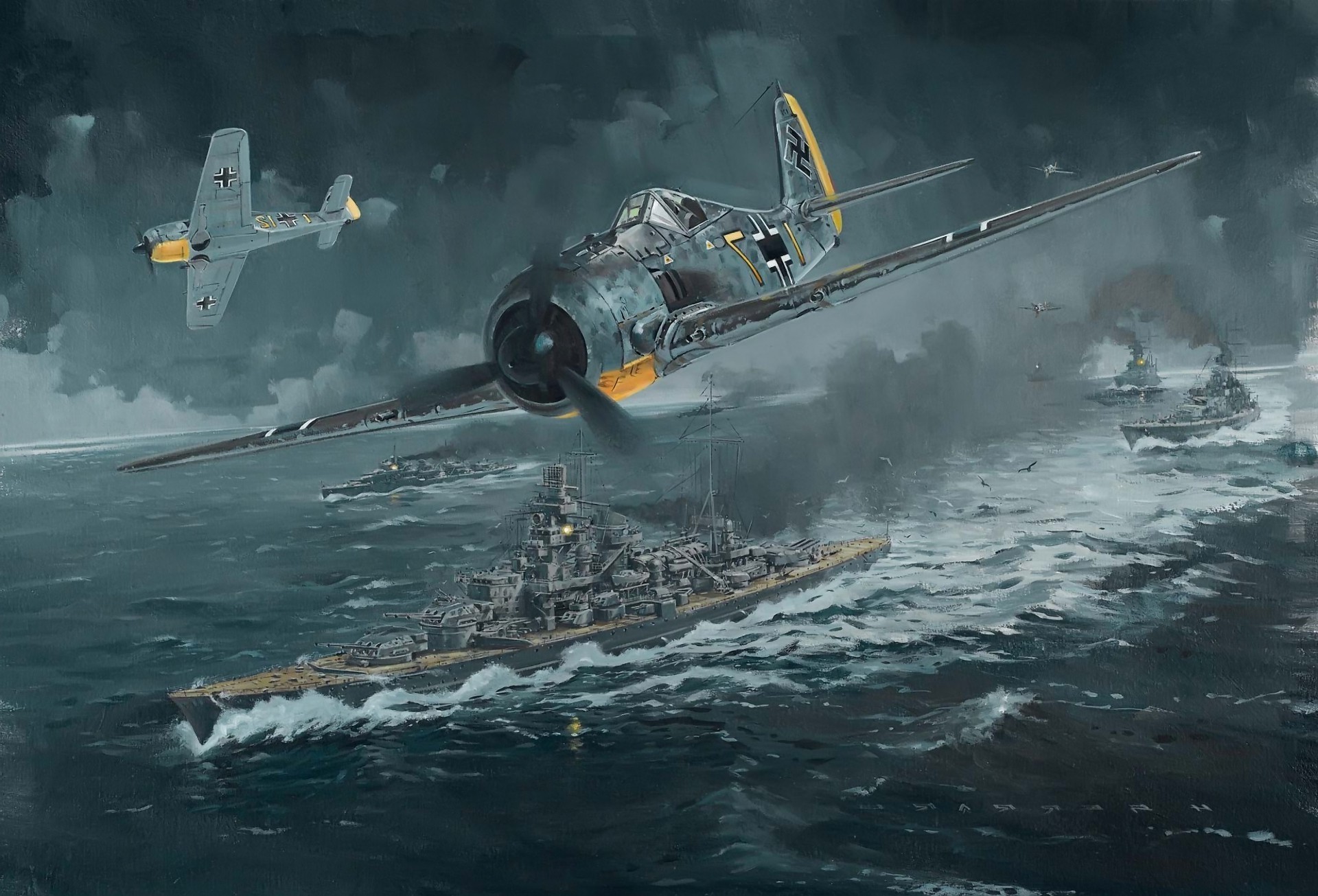 1920x1305 Ww2 Battleship Wallpaper For Mac #xV4