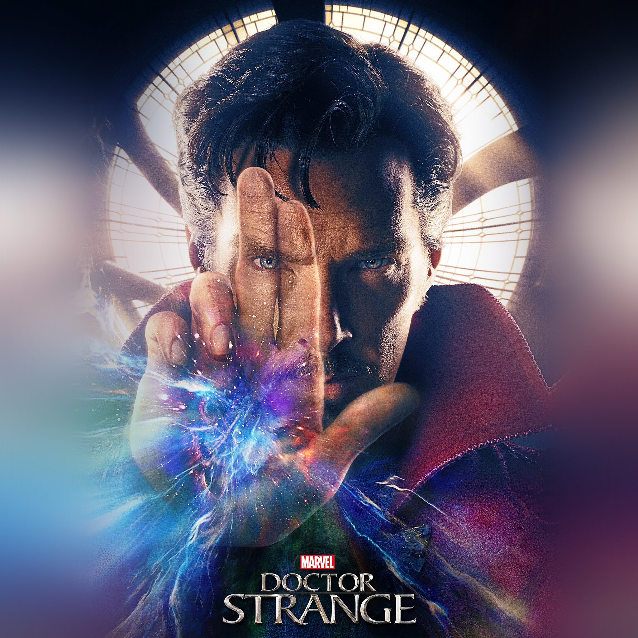 2048x2048 677 0: Marvel Doctor Strange Art Film Poster iPad wallpaper. Â«