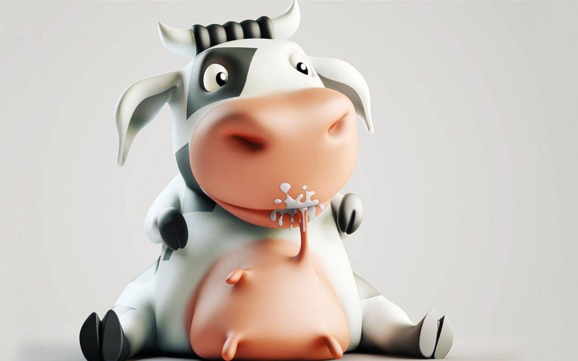 1920x1200 Funny Cow 500346