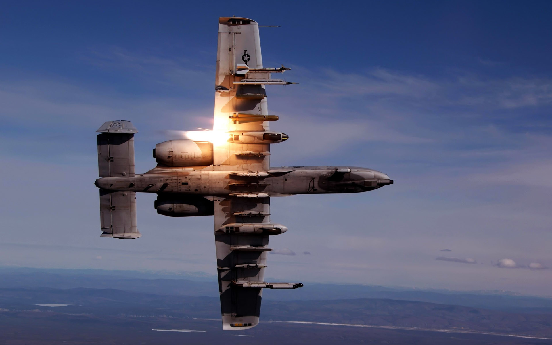 1920x1200 A 10 Thunderbolt II During Live Fire Training