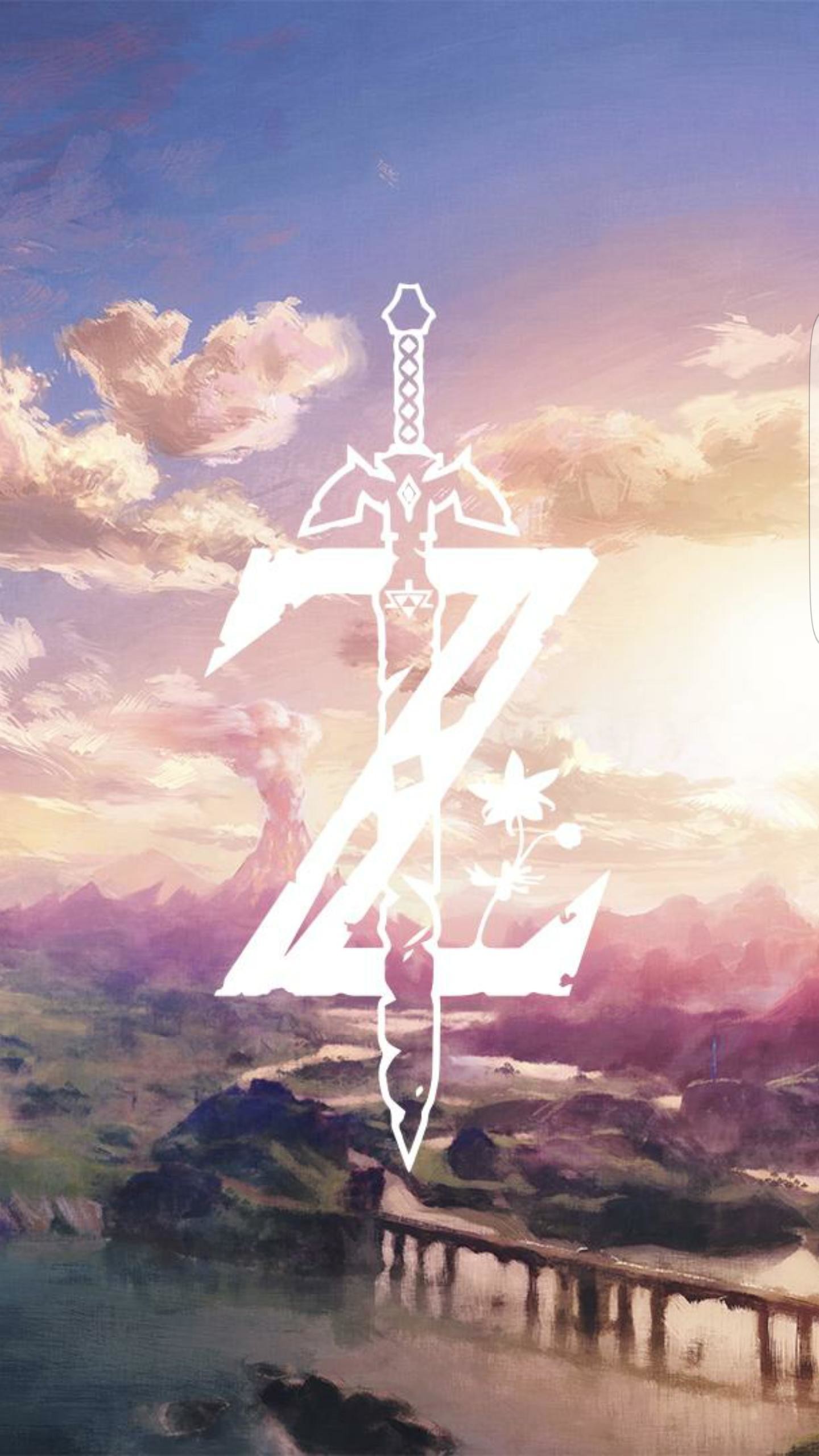 1440x2560 Can anyone find a wallpaper with just the Z and the Mastersword trough It  from the ...