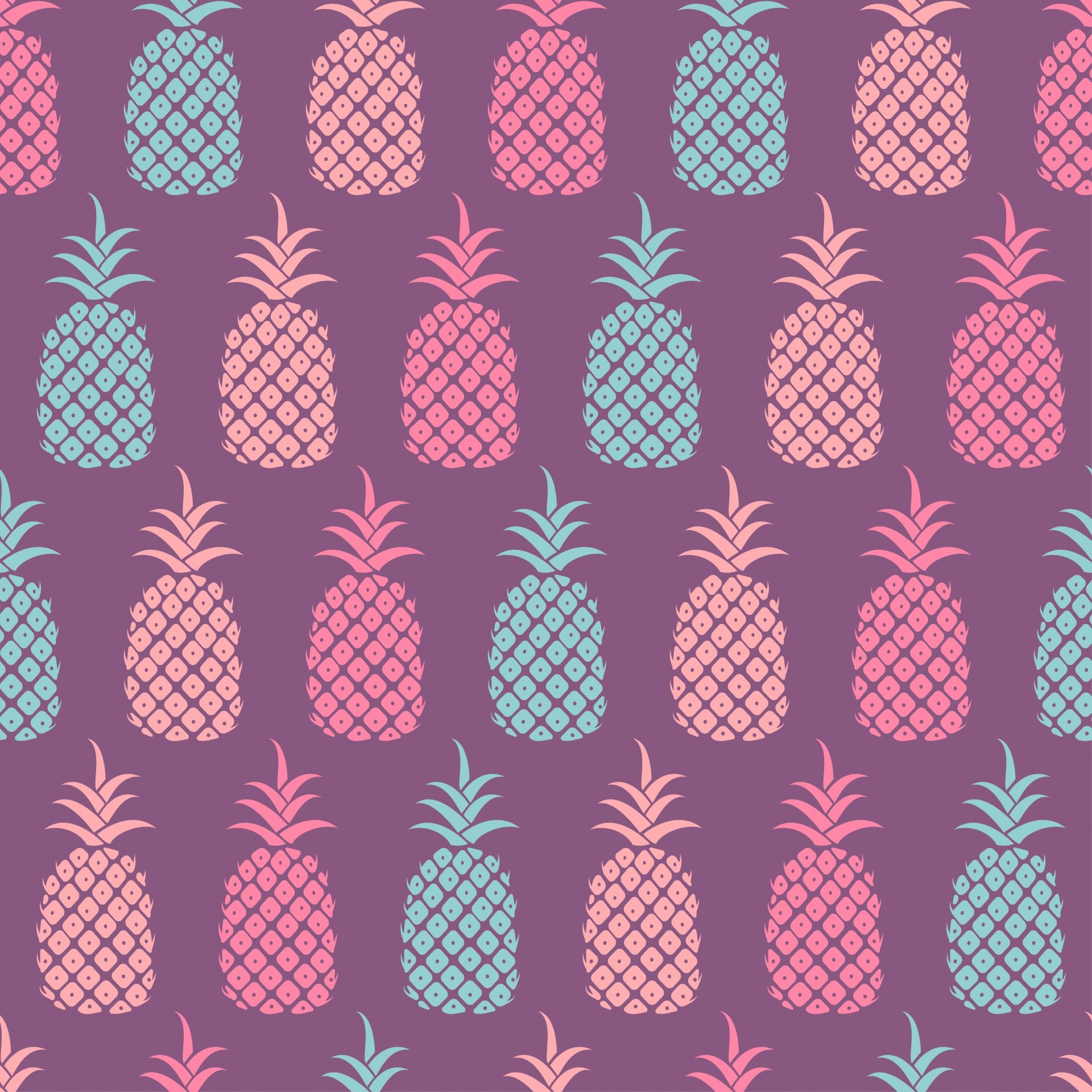 1920x1920 ... Purple Pineapple Wallpaper Pattern ...