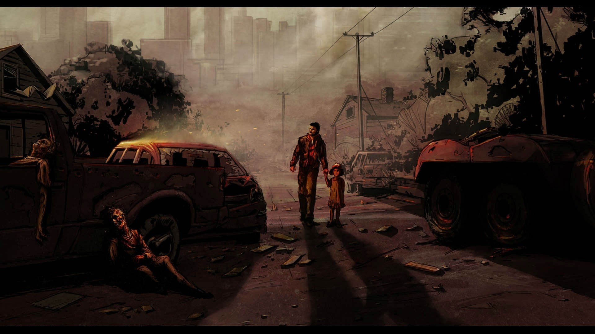 1920x1080 Title : 17 the walking dead: season 1 hd wallpapers | background images.  Dimension : 1920 x 1080. File Type : JPG/JPEG