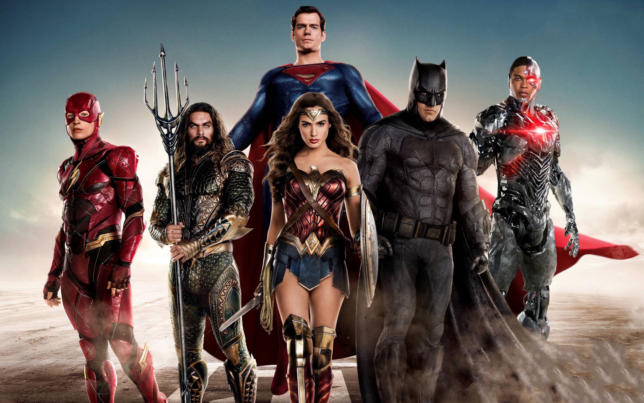 2560x1600 Justice League DC Comics Superheroes Wallpaper