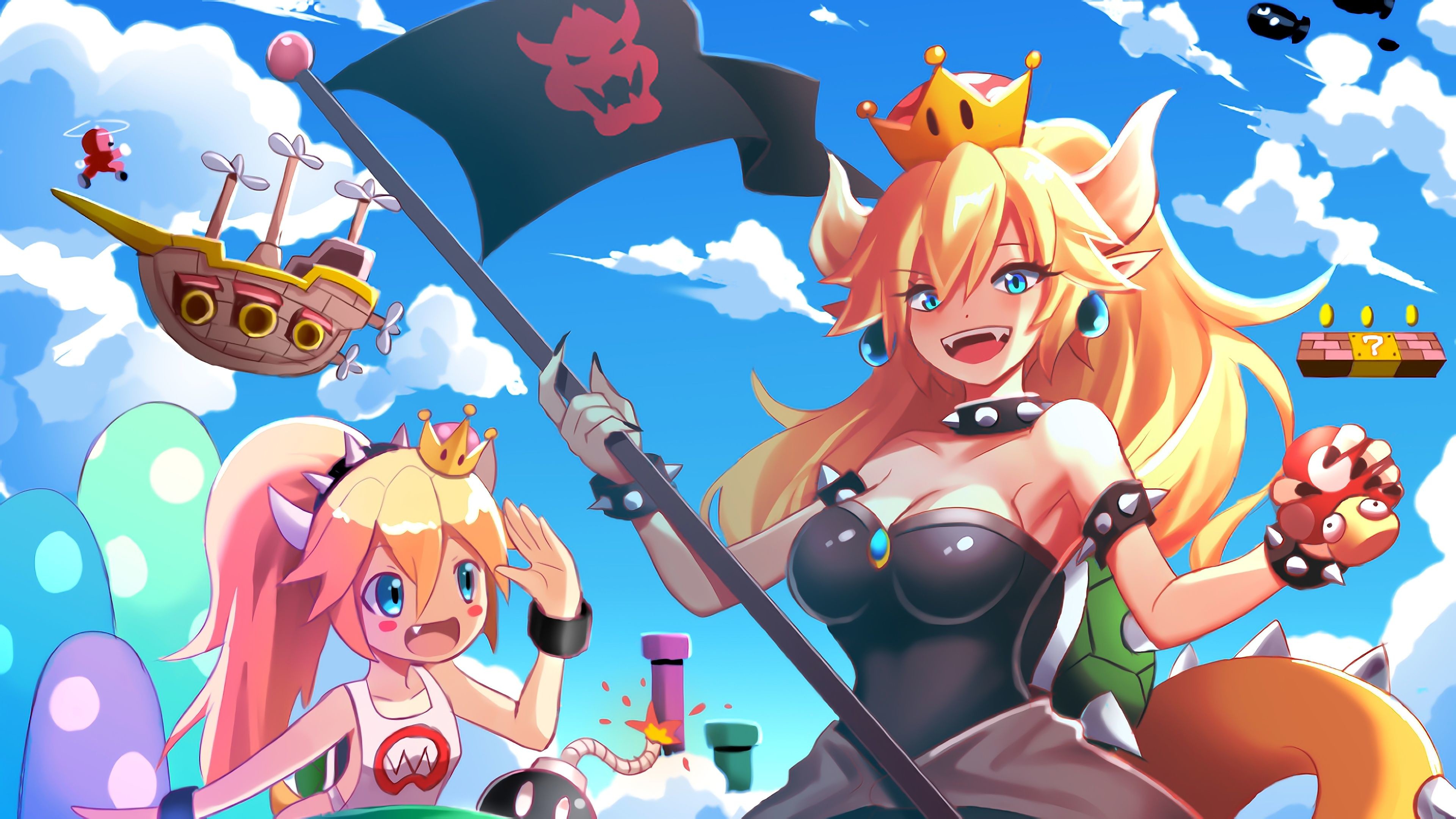 3840x2160 61 Bowsette wallpaper. Latest post is Bowsette 4K wallpaper. Browse for  more HD, 4K, 8K, Ultra-HD Resolution.