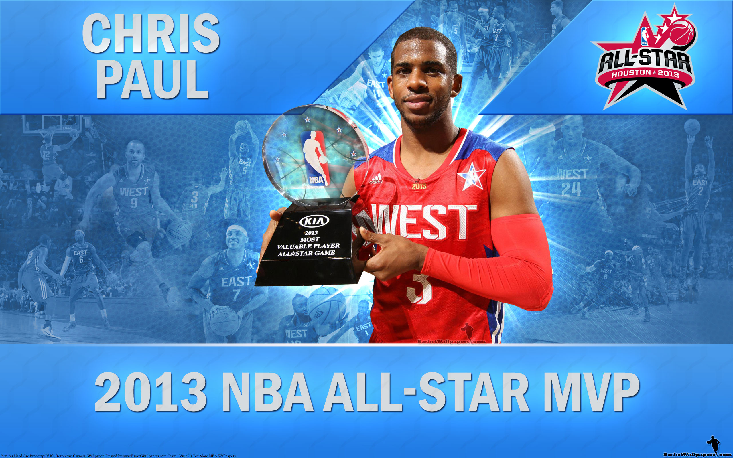 2560x1600 Chris Paul 2013 NBA All-Star MVP  Wallpaper