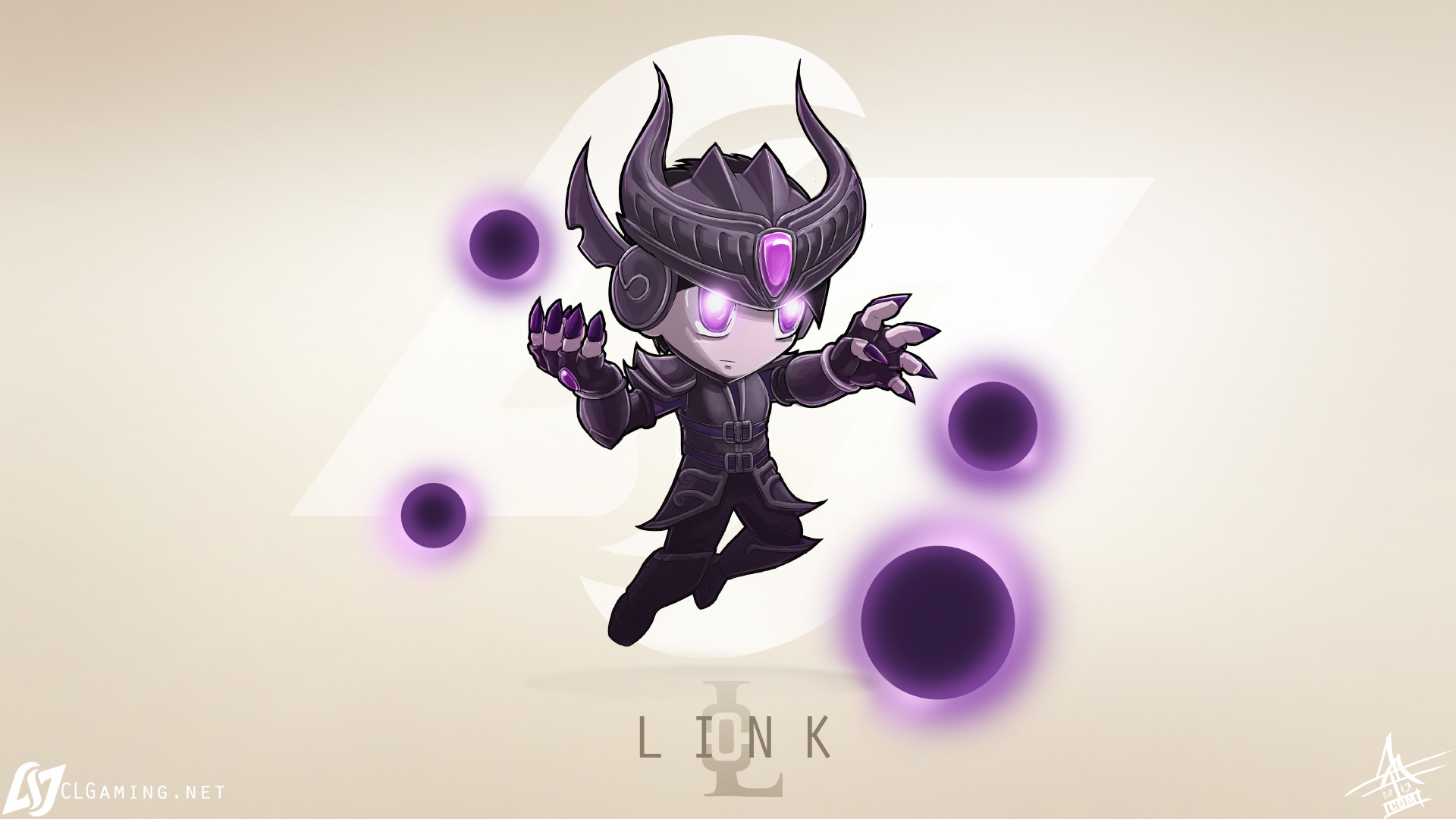 1920x1080 ... CLG Chibi Link as SYNDRA by MaTTcomGO
