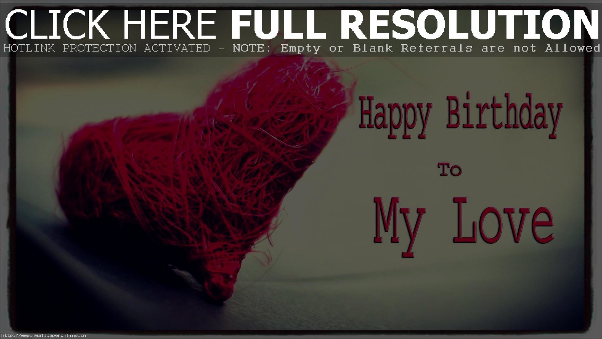 1920x1080 Happy Birthday Cake Images For Sister Â· Love Happy Birthday Wallpaper
