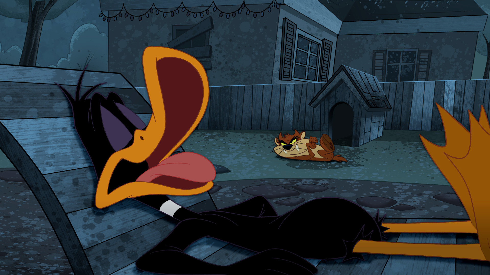 1920x1080 Daffy Duck passed out