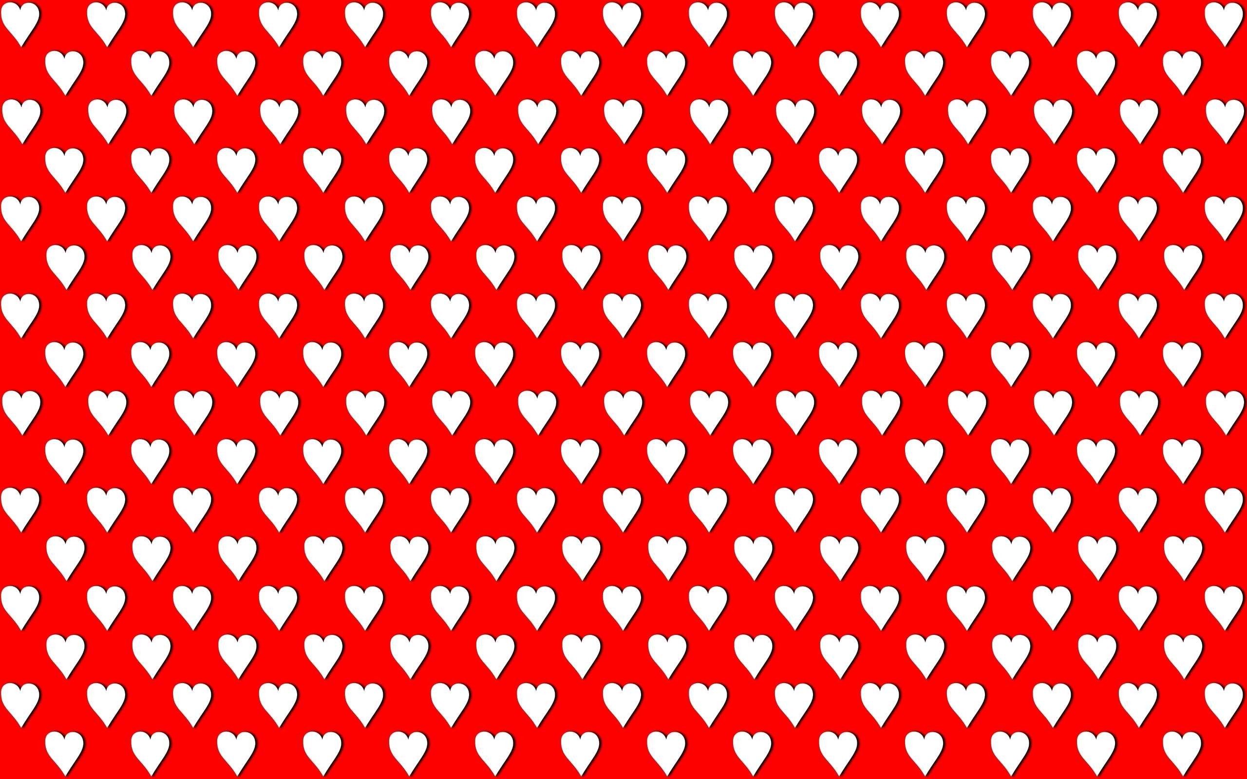 2560x1600 Red Polka Dot Wallpaper