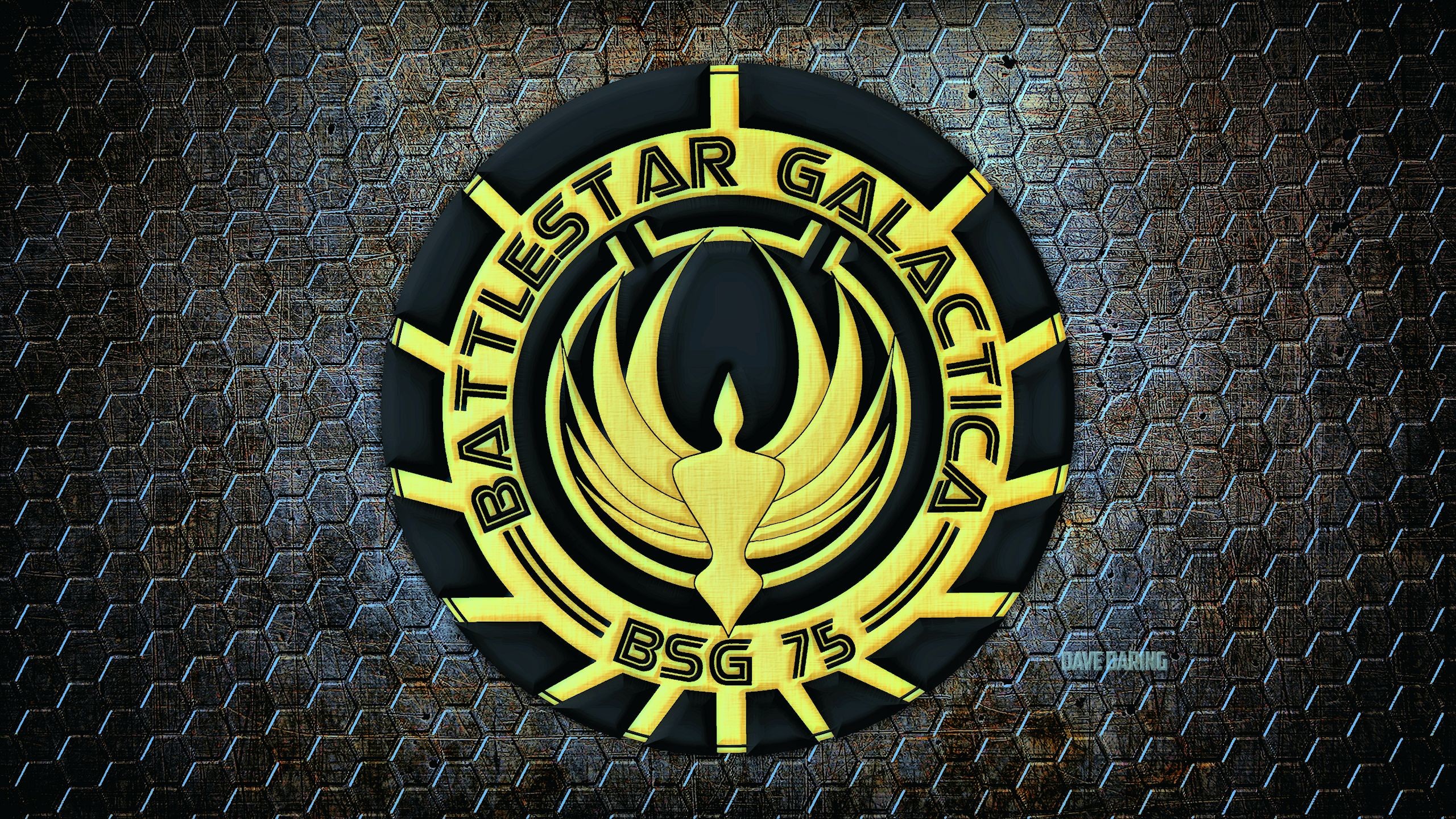 2560x1440 ... Battlestar Galactica BSG 75 by Dave-Daring