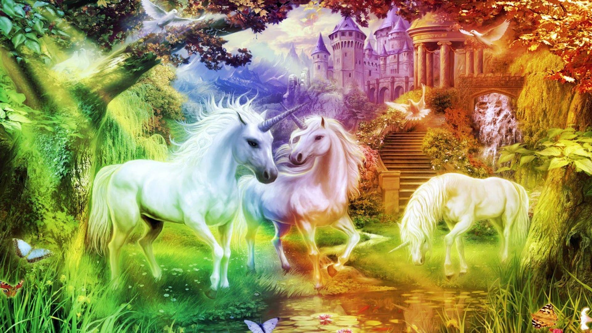 1920x1080 ... Wallpapers 39 Top Selection of Unicorn Wallpaper ...