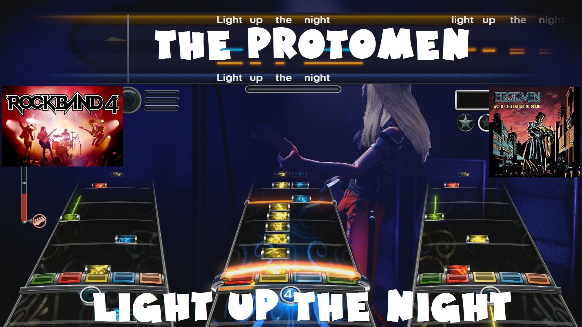 1920x1080 The Protomen - Light Up the Night - Rock Band 4 Main Setlist Expert Full  Band