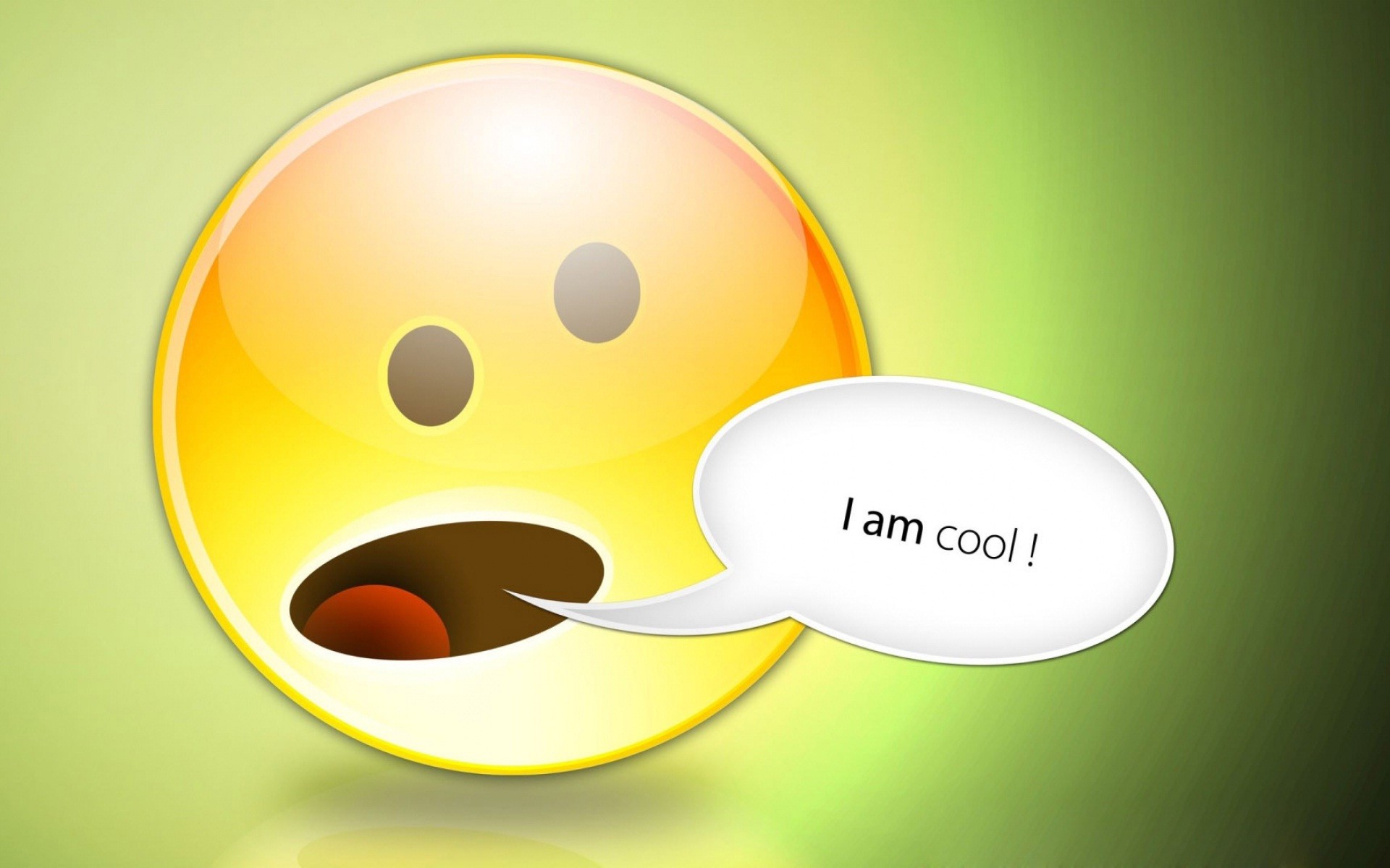 1920x1200 I am cool funny smiley