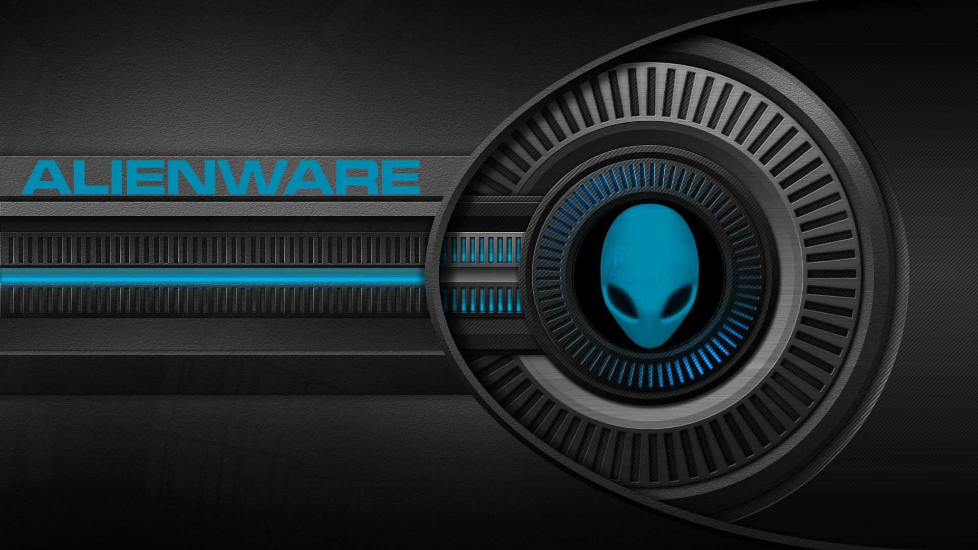 1920x1080 Black And Blue Alienware Wallpaper 14 Desktop Background