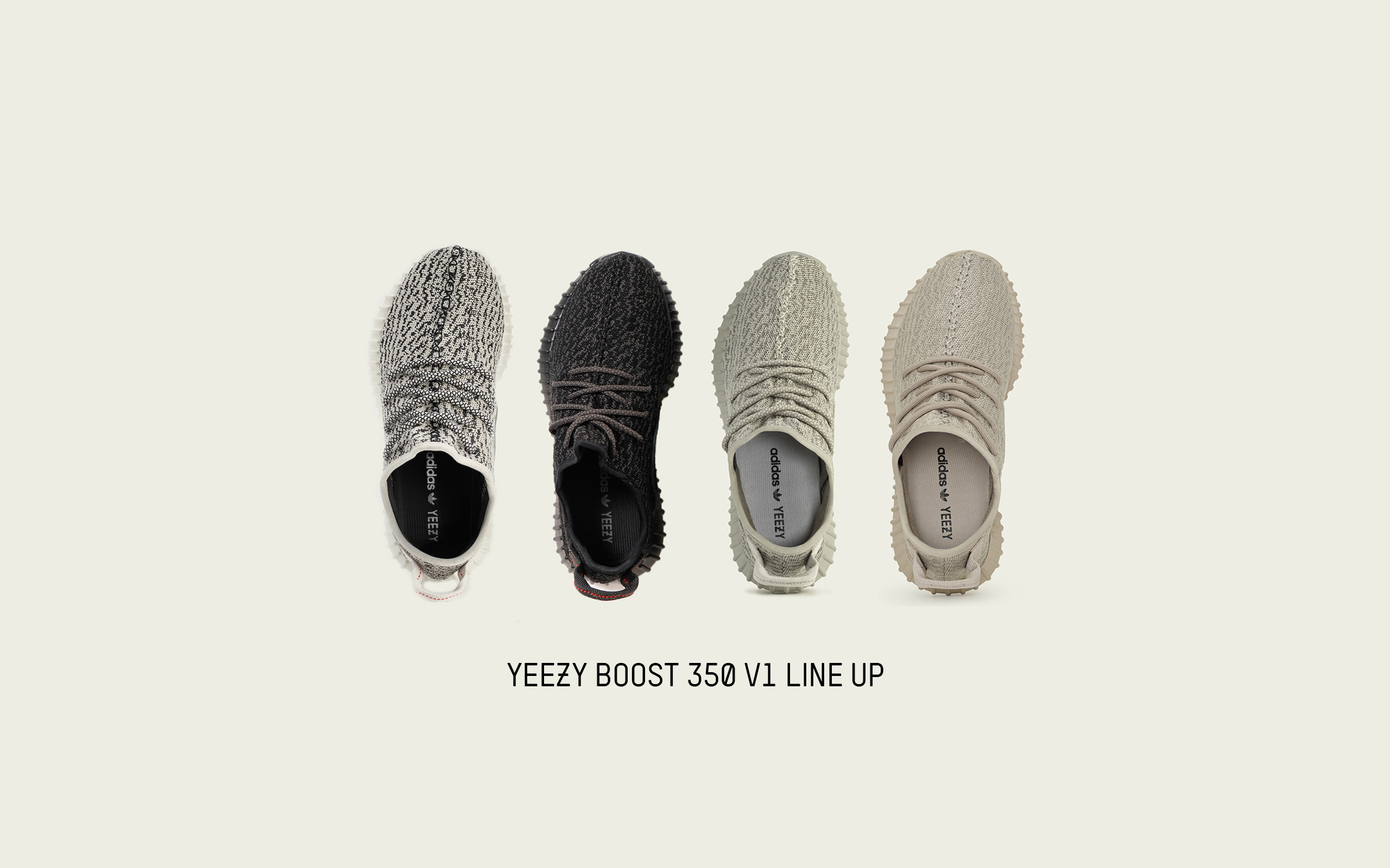 2560x1600 Yeezy Boost 350 V1 Line Up Wallpapers